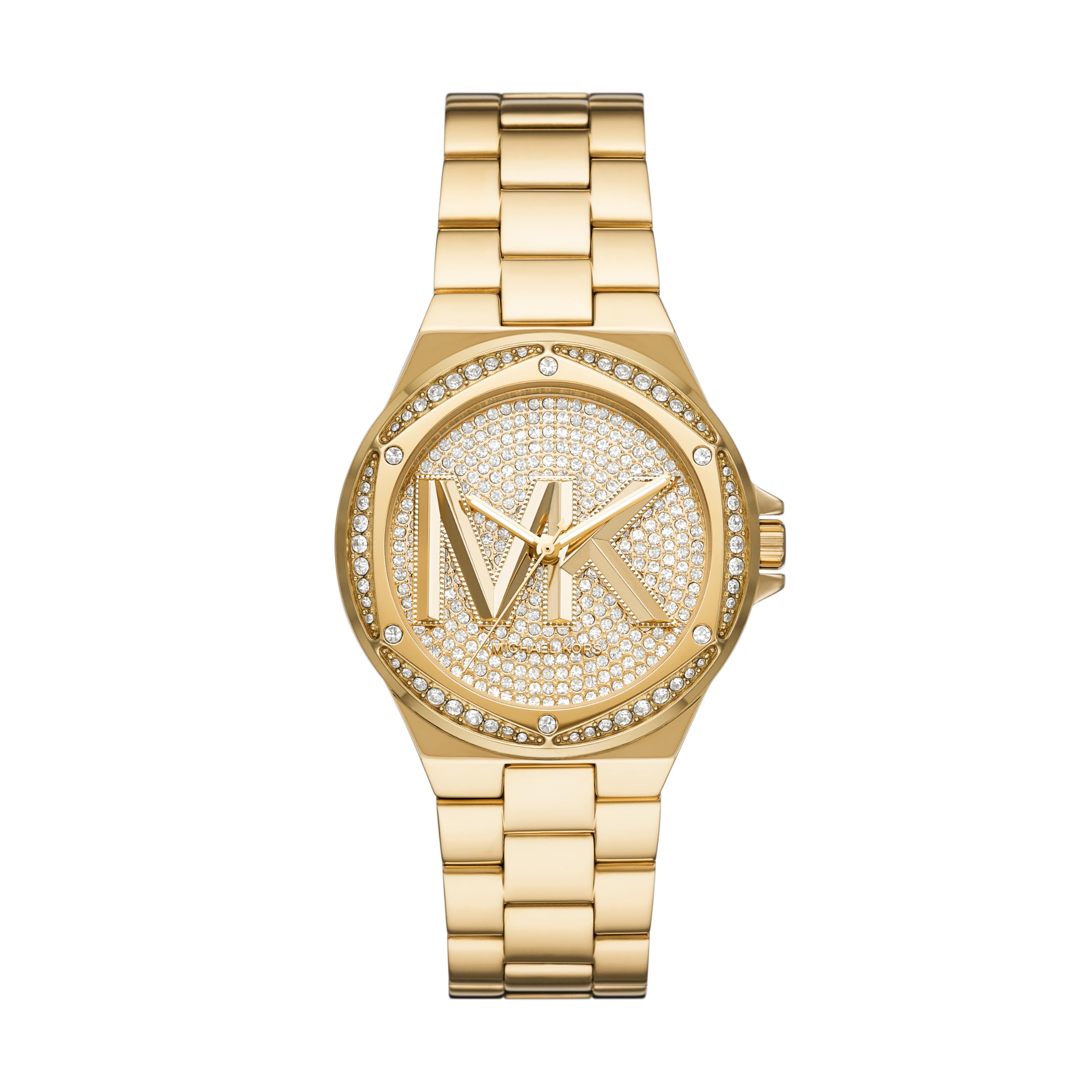 Michael Kors Lennox Women's Watch - Stainless Steel Fashion Watch with Interchangeable Steel/Silicone Band | Elegant Timepiece for Work, Parties & Everyday Wear