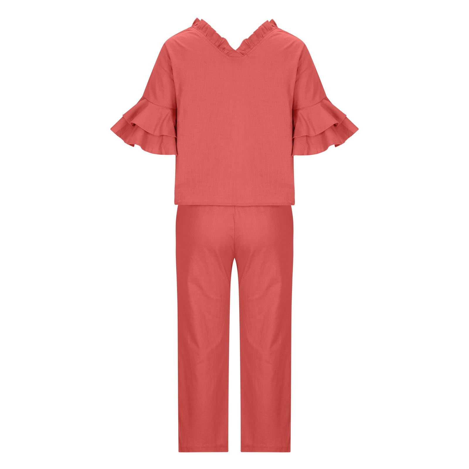 Women's Matching 2-Piece Sweatsuit Set - Comfy Lounge & Vacation Outfits for Women, Plus Size Short Sets & Couple Pajamas - Perfect for Relaxing, Travel & Casual Wear