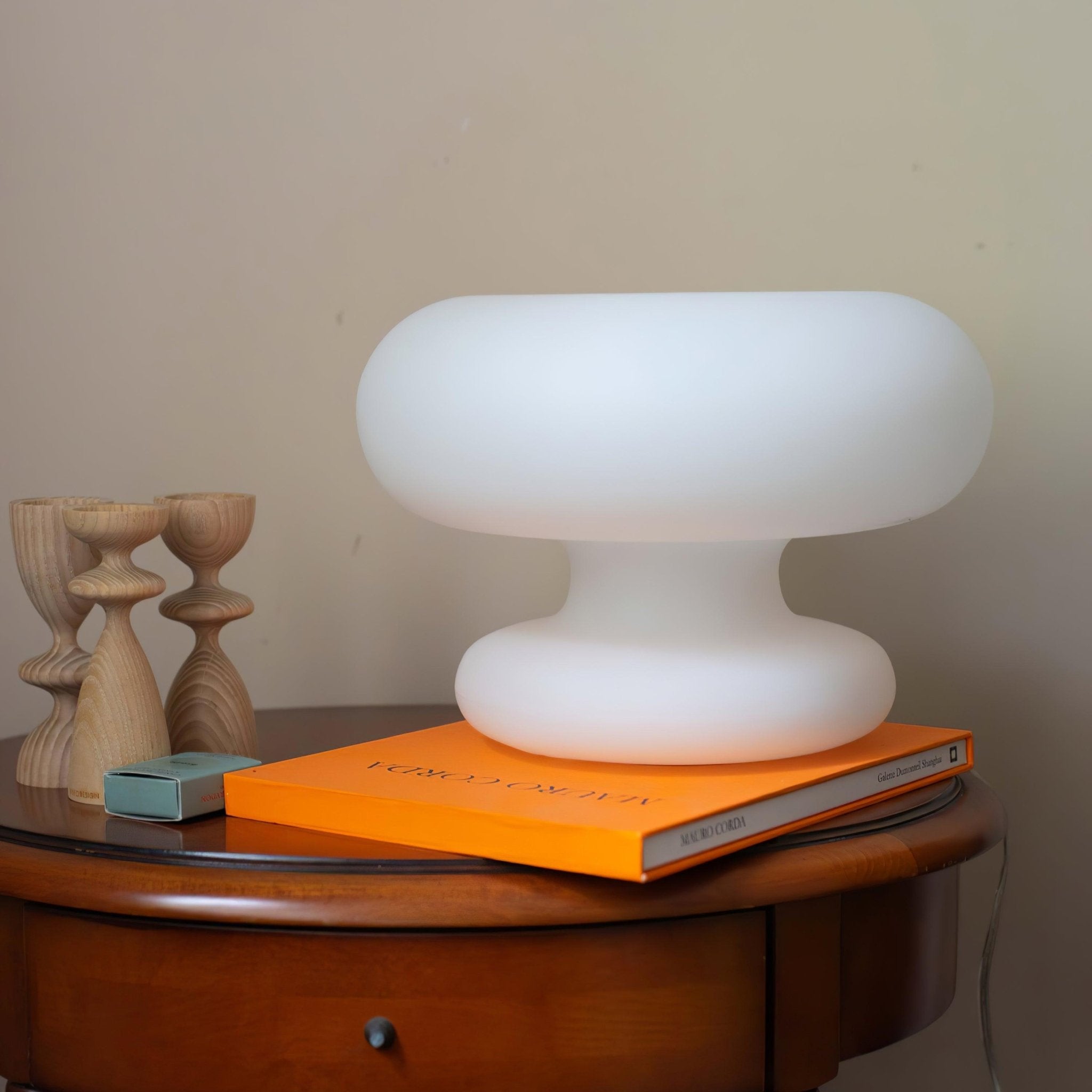 Modern Donut Table Lamp - Stylish & Decorative LED Night Light for Bedroom, Living Room, or Office - Perfect for Reading, Relaxing & Creating Cozy Ambiance