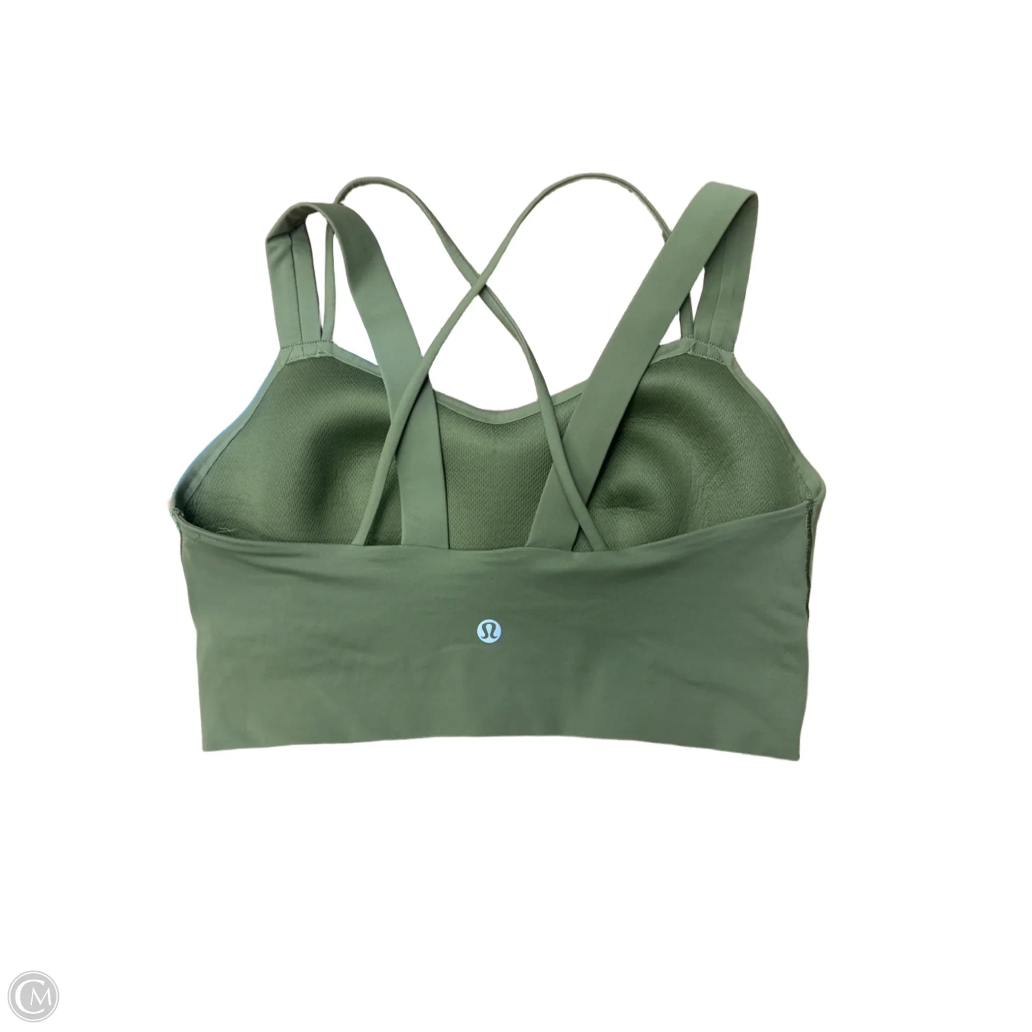 Lululemon Green Athletic Bra - Medium Size - High Support Sports Bra for Running, Yoga & Gym Workouts
