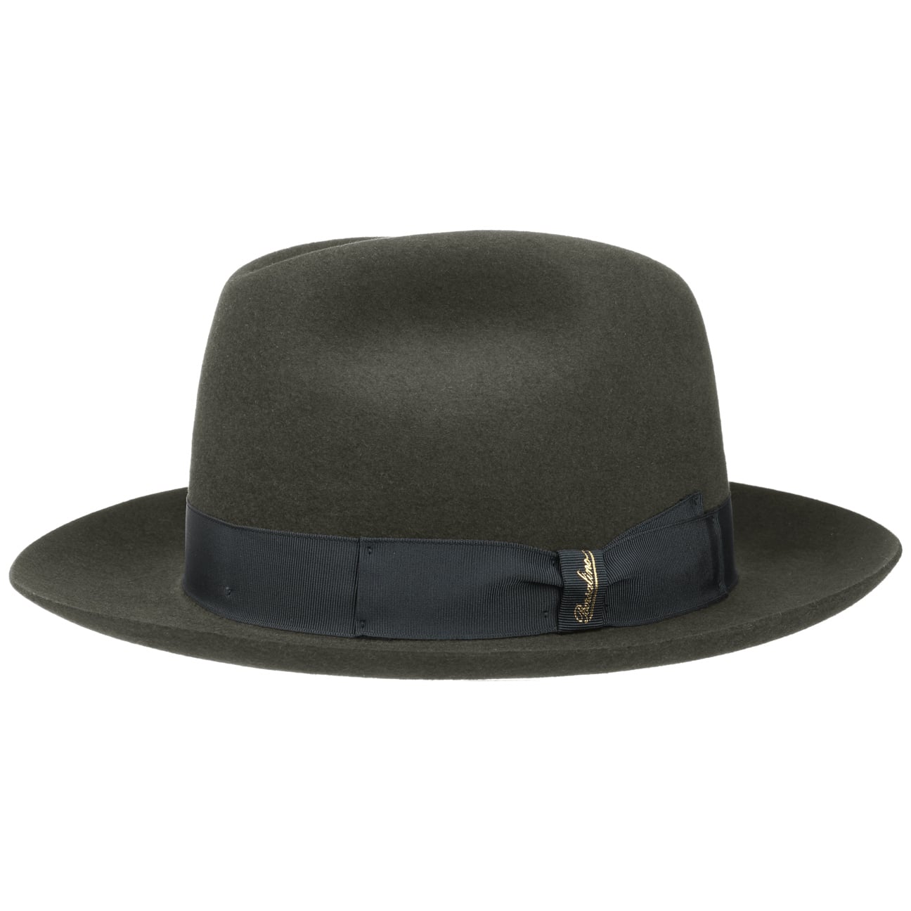 Borsalino Marengo Fur Felt Bogart Hat for Men - Classic Fedora Style for Outdoor, Travel & Formal Occasions