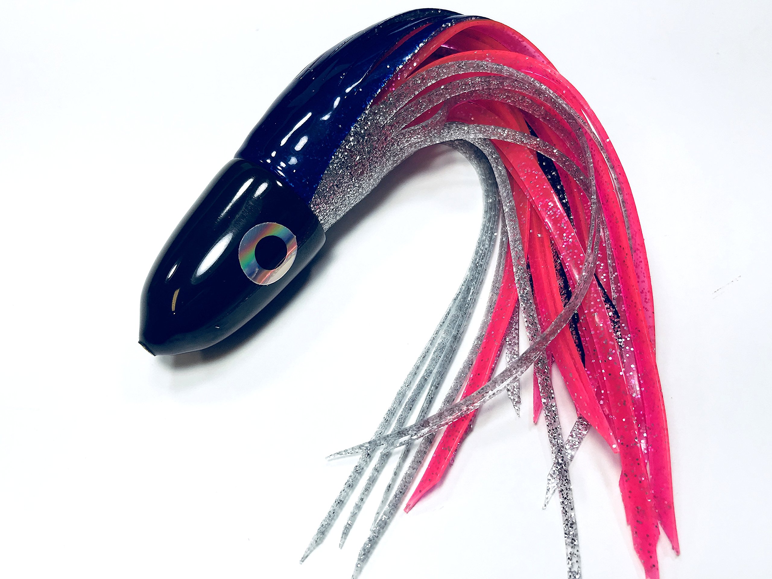 Premium Black Hawaiian Bullet Saltwater Fishing Lure - Ideal for Marlin, Tuna, Mahi & Wahoo - Perfect for Deep Sea & Offshore Fishing Adventures