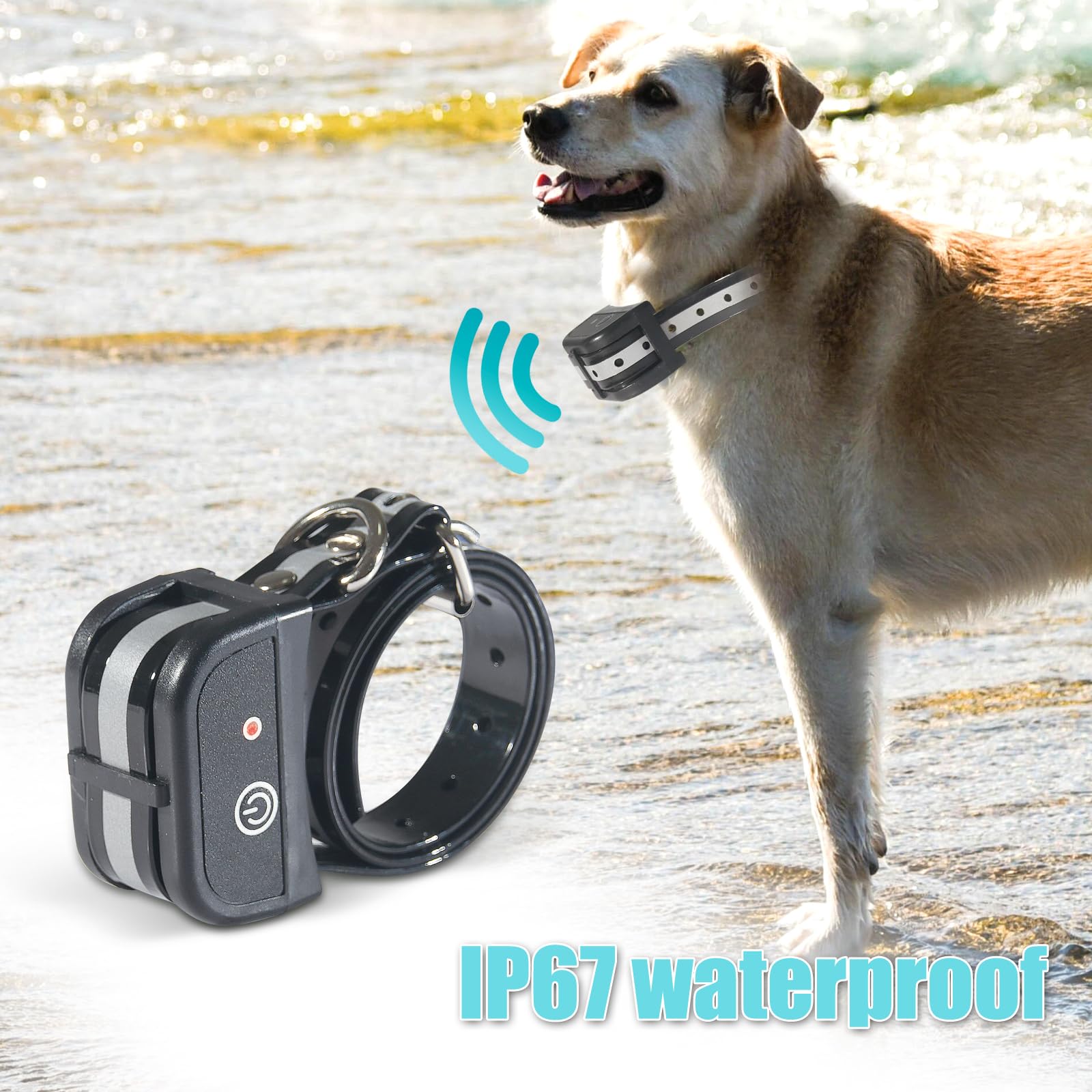 2025 Upgraded Wireless Dog Fence System - Adjustable Control Range, Safe & Harmless Electric Pet Boundary with Waterproof Rechargeable Collar Receiver for Small/Medium/Large Dogs - Perfect for Backyard, Garden & Outdoor Training