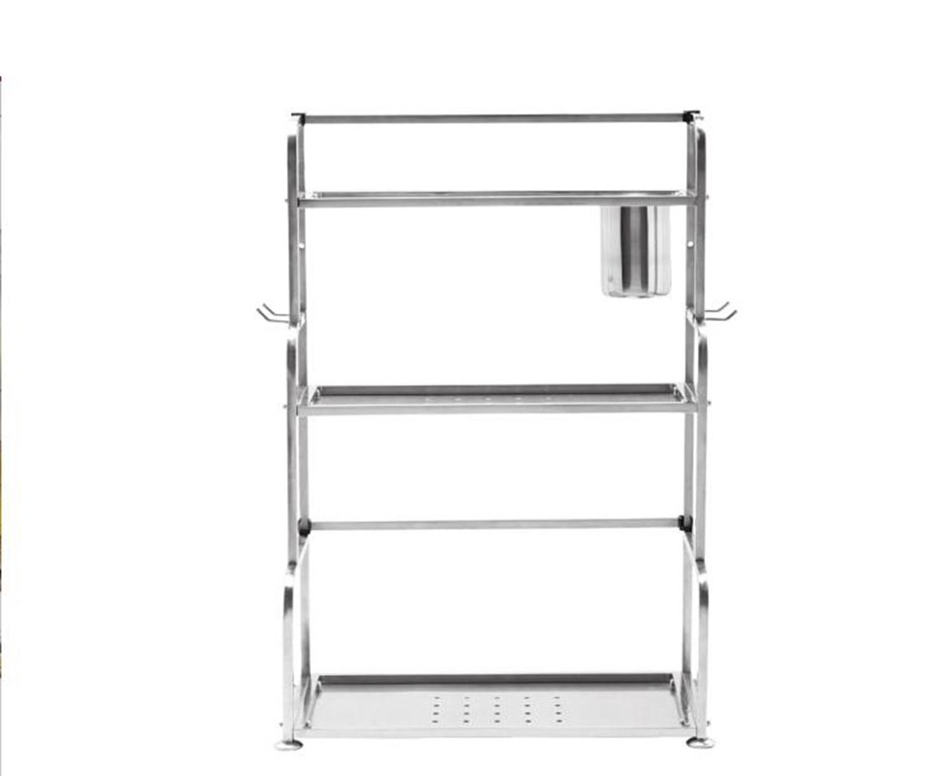 Stainless Steel Kitchen Shelf Spatula Holder with Castor Wheels - Heavy Duty Storage Rack for Utensils & Cookware - Perfect for Pantry, Restaurant, or Home Kitchen Organization
