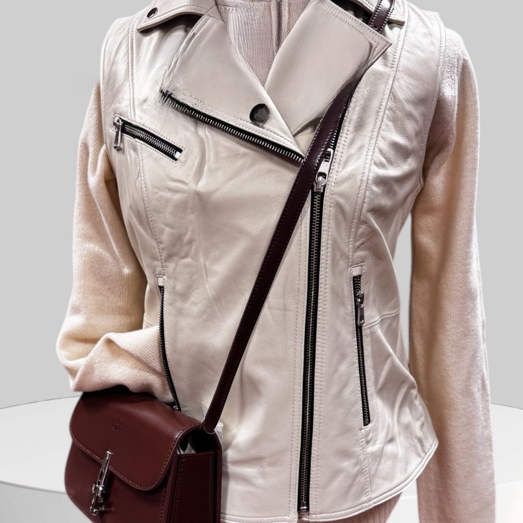 Stylish Leather Moto Vest for Women & Men - Premium Biker Jacket for Motorcycle Riding, Fashion Outfits & Casual Wear