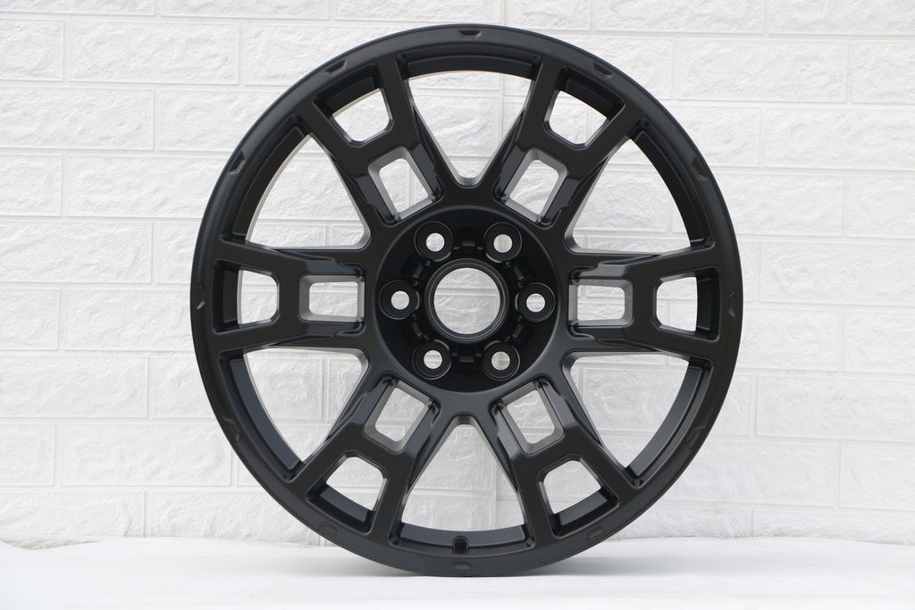 2022 Black Pro Style Wheels for Toyota Tacoma 4Runner FJ Cruiser Sequoia Land Cruiser - Off-Road & Street Performance Alloy Rims