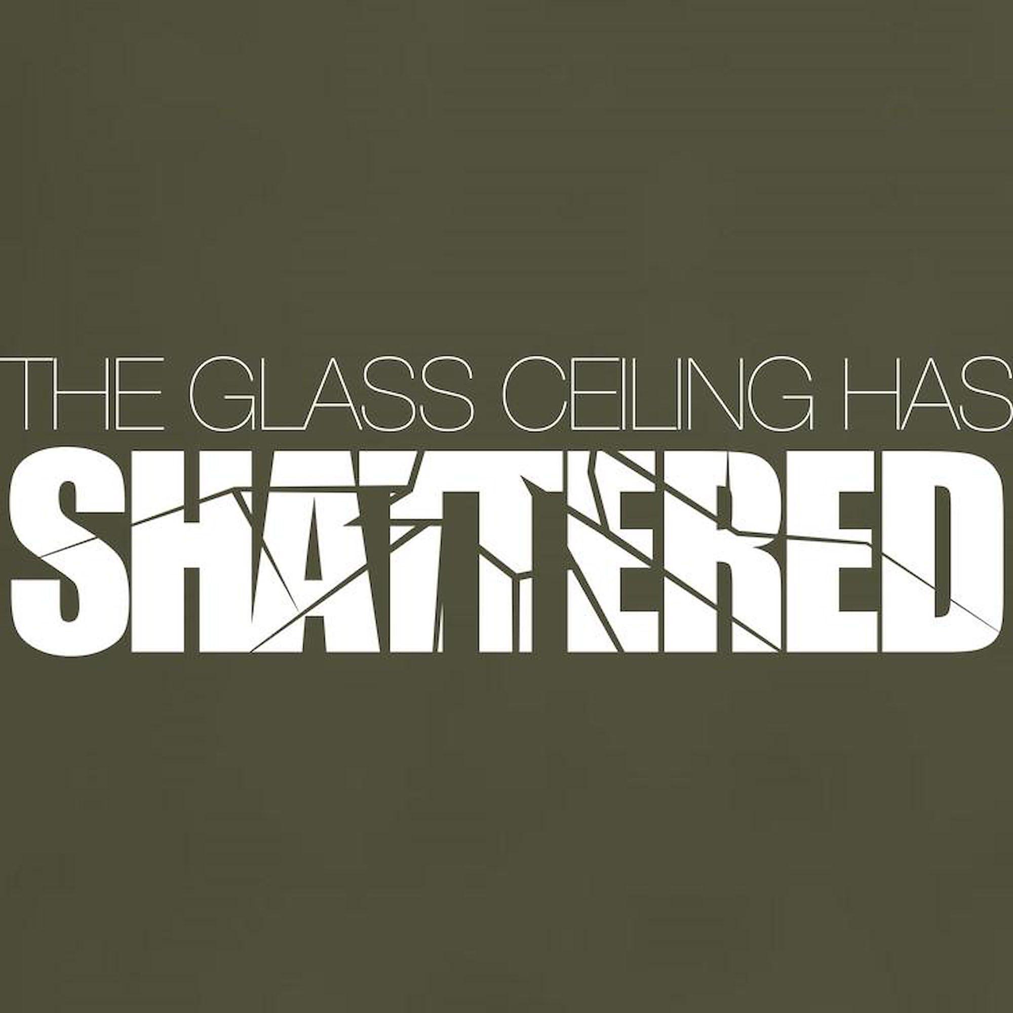 Men's 100% Cotton Dark Graphic T-Shirt - 'Glass Ceiling Shattered' Classic Design | Casual Wear, Office Outfits & Social Justice Events