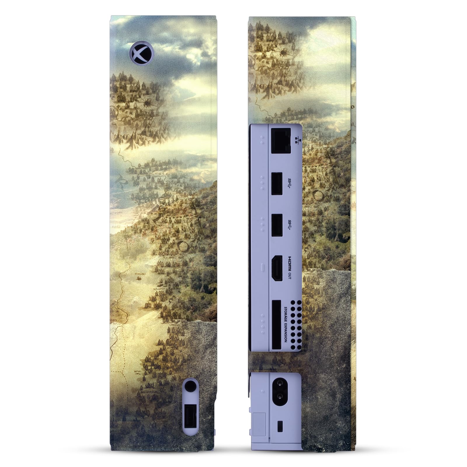 Head Case Designs Licenza Ufficiale The Hobbit An Unexpected Journey Poster Arte Chiave Console Da Gioco Wrap per Xbox Series S - Adesivo Decorativo per Gamers e Appassionati del Film