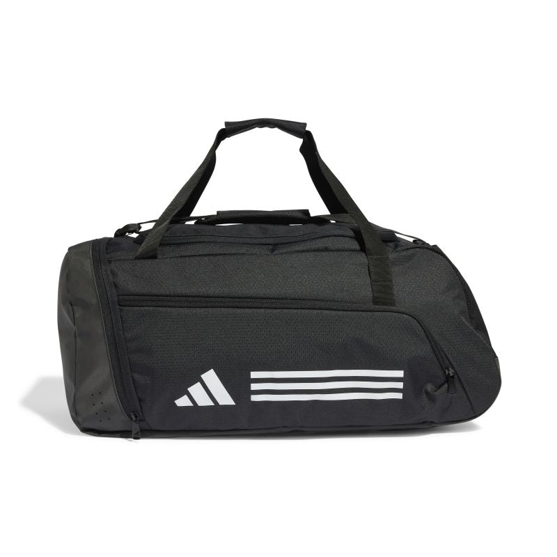 Adidas Essentials 3 Stripes Medium Duffle Bag - Sporty Gym Bag for Men & Women - Perfect for Travel, Workout, and Weekend Getaways