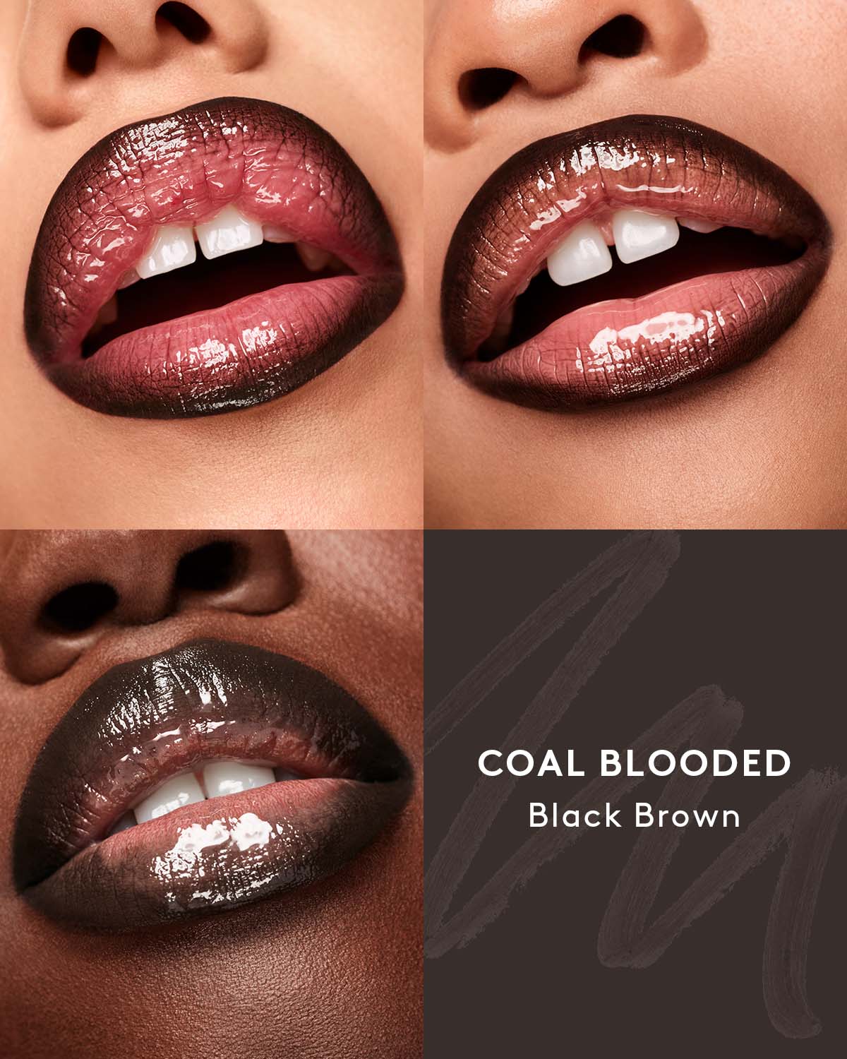 Trace'd Out Longwear Waterproof Pencil Lip Liner - Coal Blooded | Smudge-Proof Matte Lipstick Base for All-Day Wear | Perfect for Parties, Weddings & Night Out Makeup