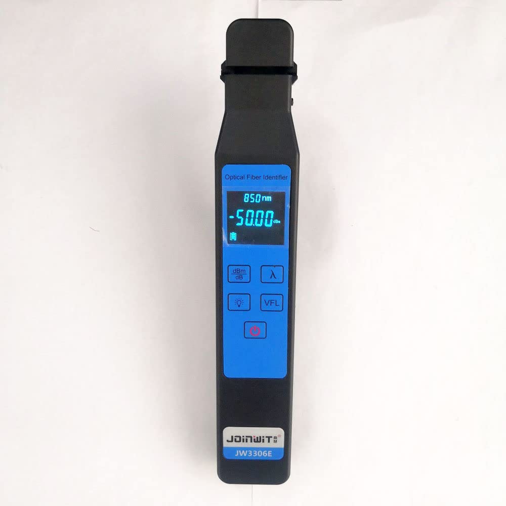 **10mW Active Optical Fiber Identifier | Live Fiber Cable Tester & Traffic Detector with Power Meter & Visual Fault Locator (VFL) | Ideal for Network Maintenance & Telecom Installations**