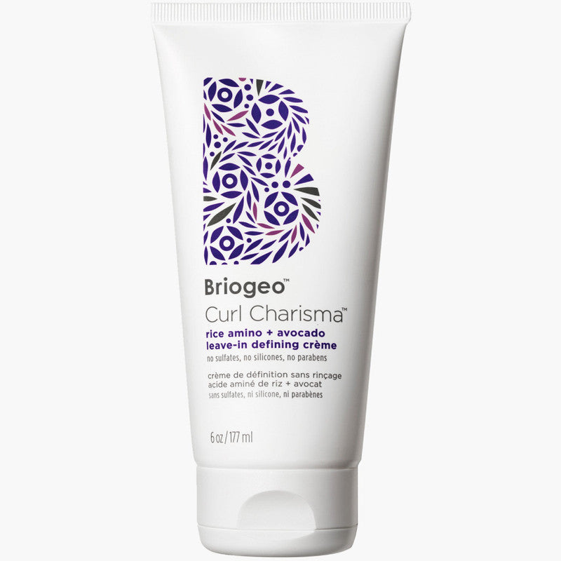 Briogeo Curl Charisma Rice Amino + Avocado Leave-In Defining Cream 6 oz | Hydrating Curl Enhancer for Defined, Frizz-Free Curls | Perfect for Daily Styling & Natural Hair Care
