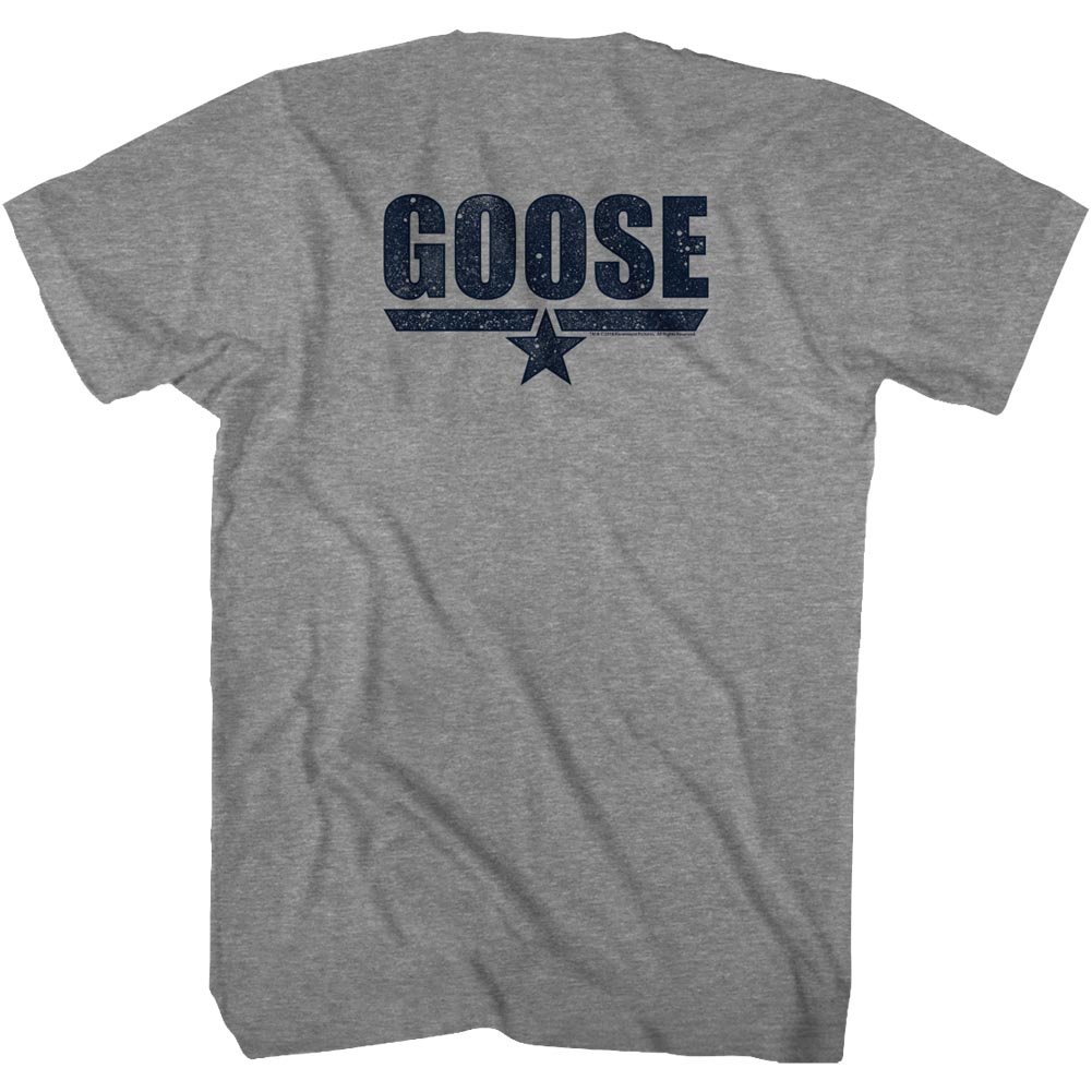 Top Gun Goose Graphite Heather Adult T-Shirt - Premium Cotton Tee for Men & Women - Perfect for Casual Wear, Movie Fans & Aviation Enthusiasts
