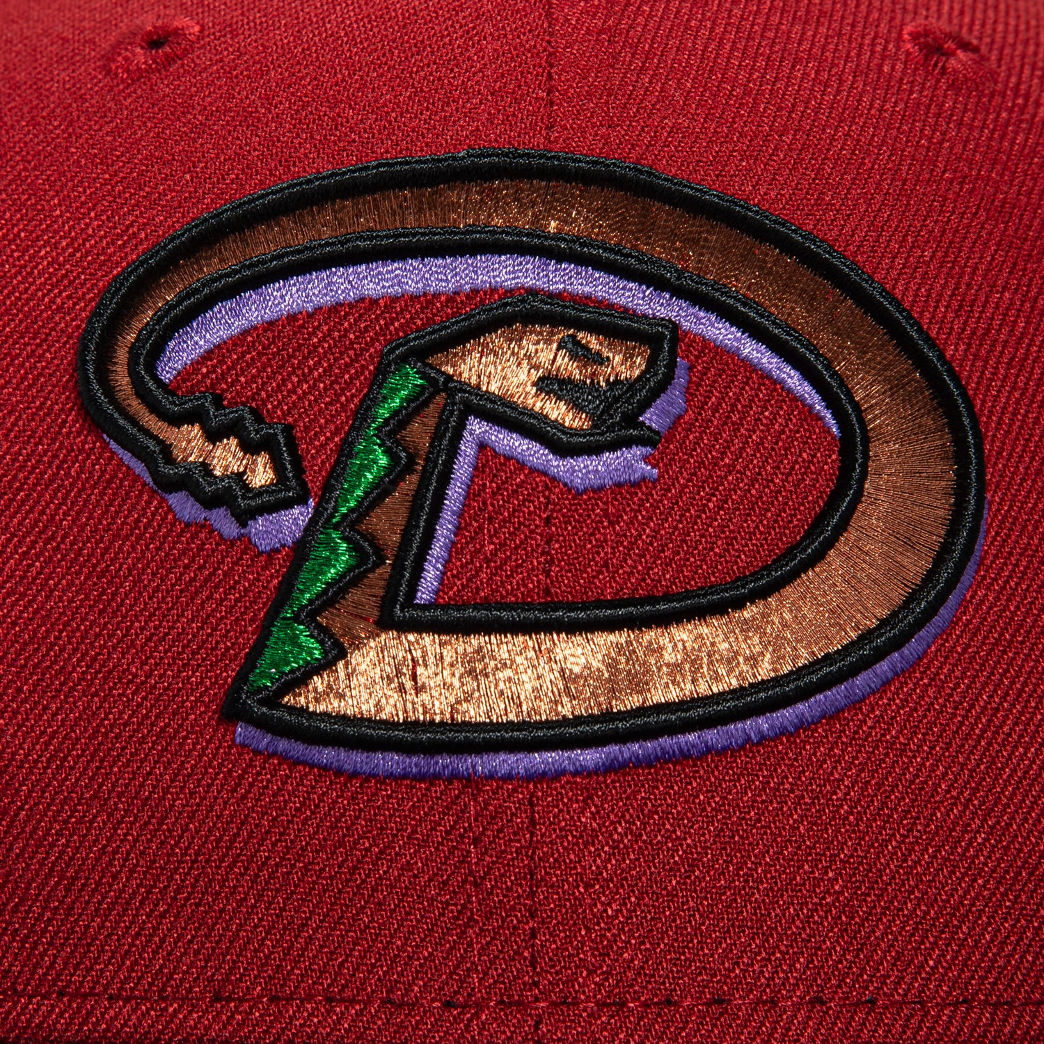 New Era 59Fifty MLB Arizona Diamondbacks Inaugural Patch Snapback Hat - Sedona Red & Purple | Official Licensed Baseball Cap for Fans & Collectors | Perfect for Games, Tailgating & Streetwear Fashion