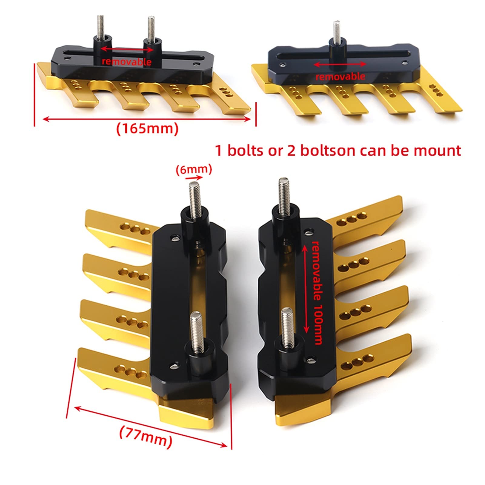 Aluminum Alloy Motorcycle Front Fender & Fork Protector - Anti-Drop Slider for Honda CBF190 CB190R CB190X | Durable Bike Accessories for Off-Road & Street Riding Protection