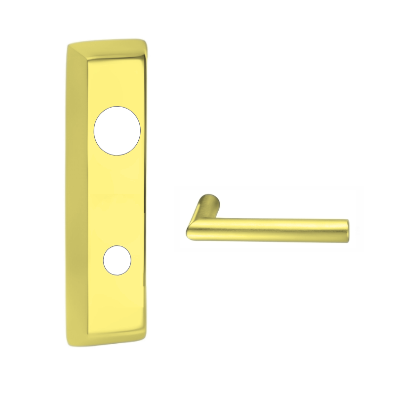 Corbin Russwin 110959ET LC Exit Device Trim - Storeroom Function, Salvador 110 Lever Escutcheon for ED5000 Series (No Cylinder Included) - Perfect for Commercial Buildings, Schools & Hospitals