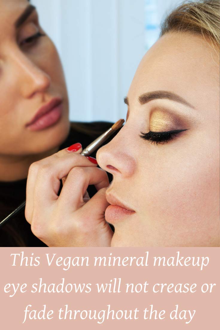 Natural Vegan Mineral Eyeshadow with Vitamins & Green Tea - USA Made Healthy Makeup for Sensitive Eyes | Perfect for Daily Wear & Special Occasions