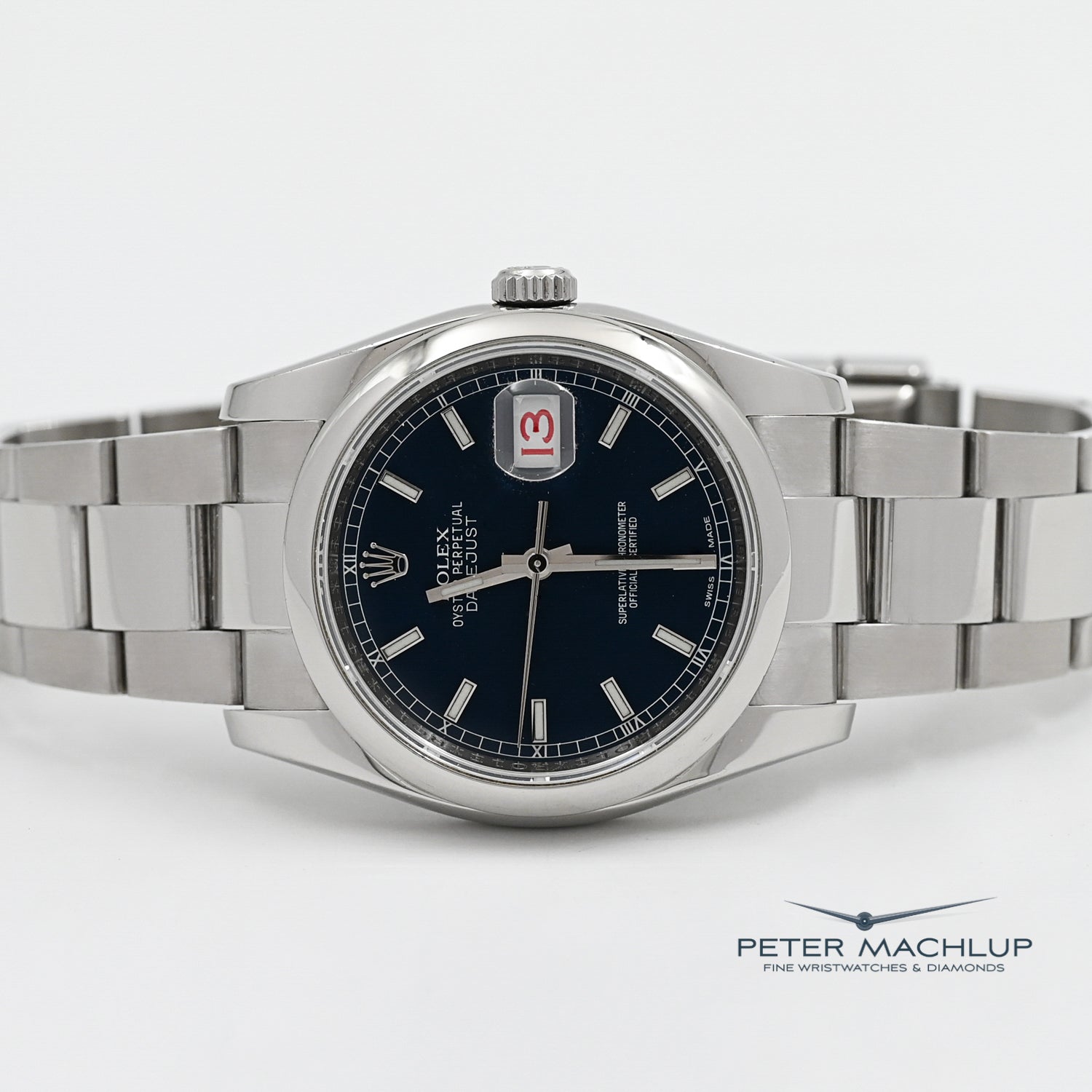 Rolex Datejust 36 Stainless Steel Watch - 2014 Model | Luxury Automatic Timepiece for Men | Perfect for Business, Formal Events & Everyday Wear