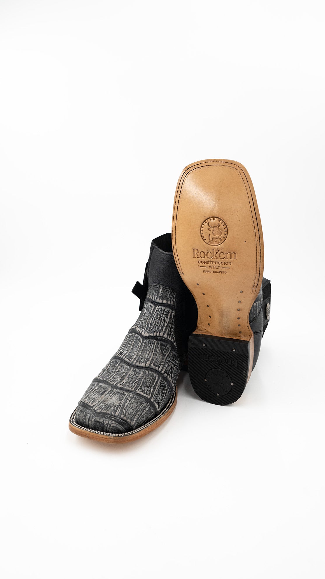 Matte Giant Gator Square Toe Boots for Men - Final Sale | Western Cowboy Boots, Comfortable Work & Outdoor Wear