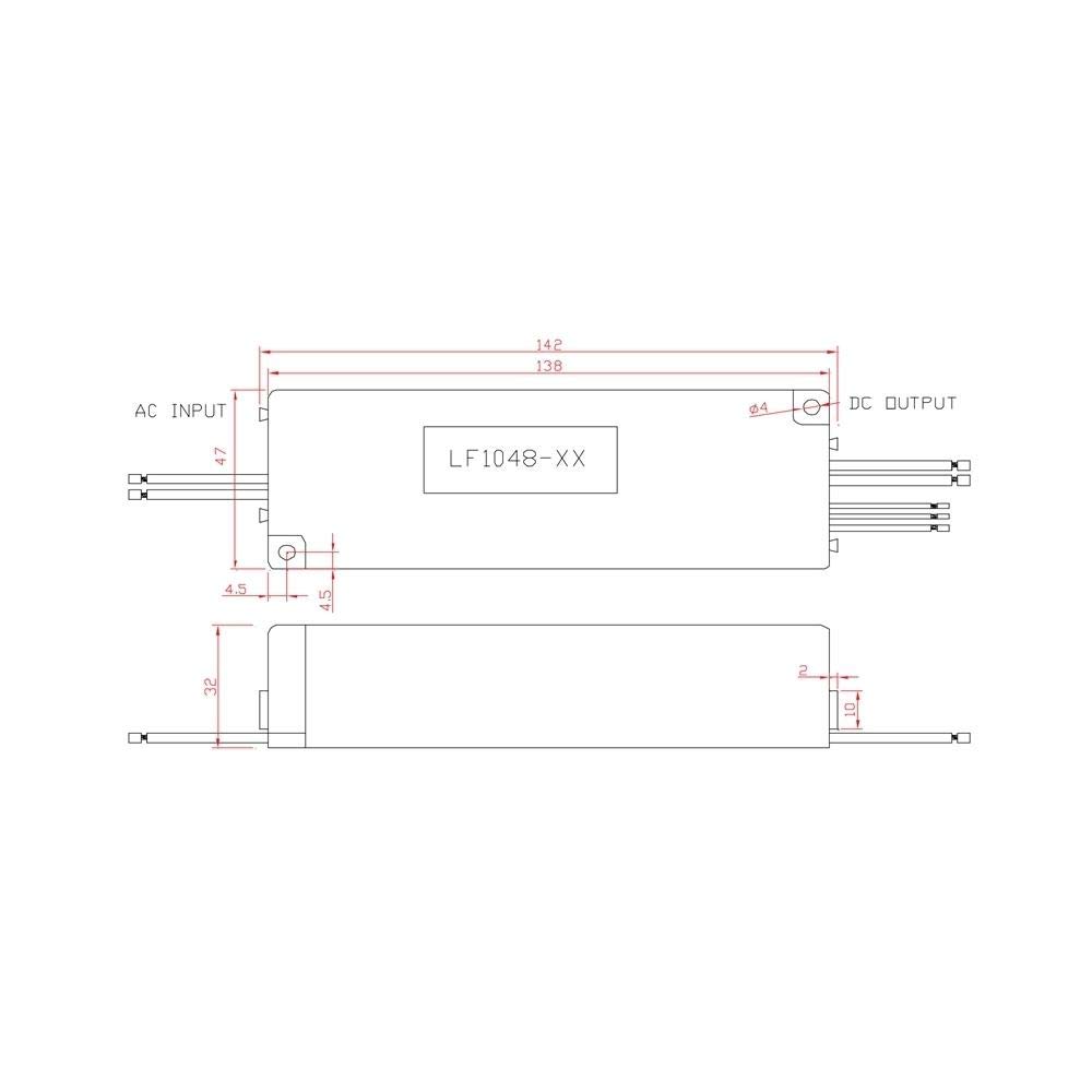 LF1048-24-C1500-010V 48W Dimmable LED Driver 1500mA 0-10V - Perfect for LED Strip Lights, Under Cabinet Lighting & Commercial LED Installations