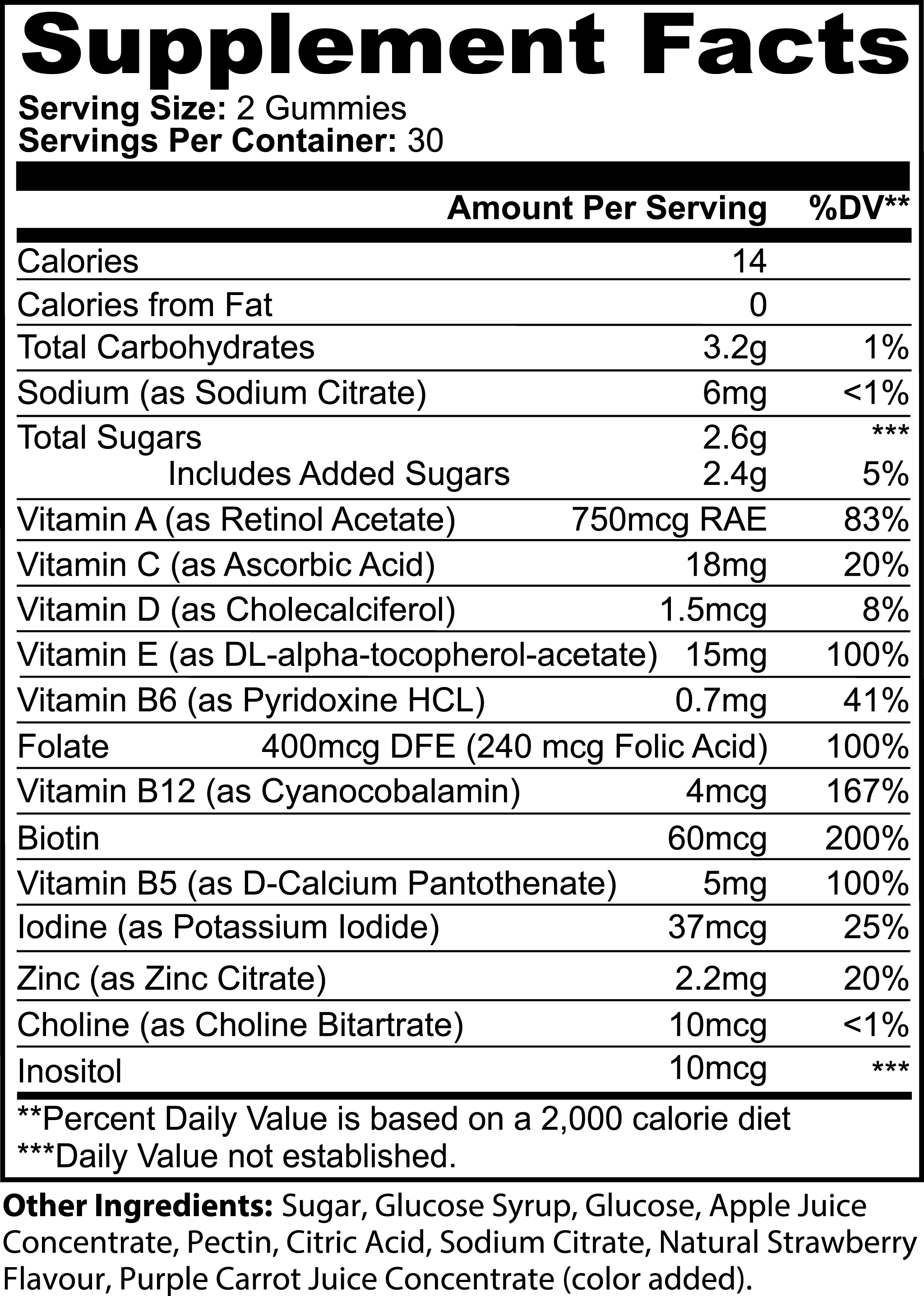 Adult Multivitamin Gummy Bears - Essential Daily Vitamins & Minerals for Immune Support, Energy Boost & Overall Health - Perfect for Busy Lifestyles & On-the-Go Nutrition
