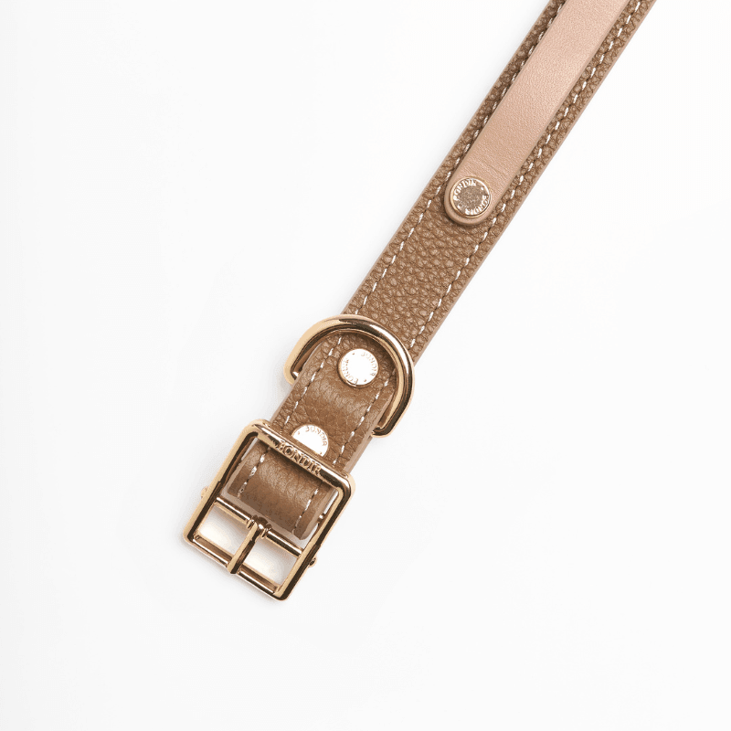 Premium Slim Blushwood Leather Dog Collar - Adjustable & Stylish Pet Accessory for Small to Medium Dogs - Perfect for Daily Walks, Training & Outdoor Adventures