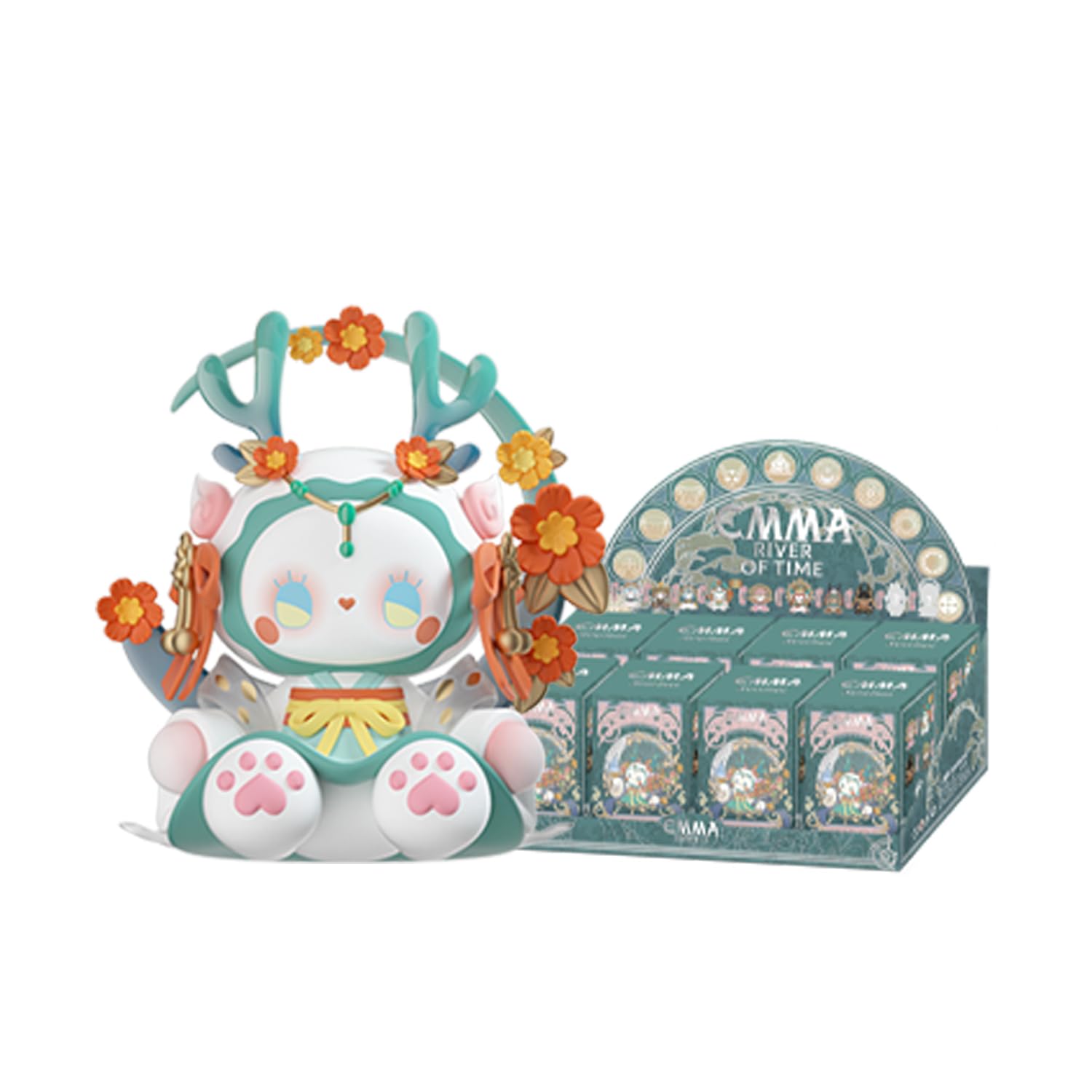 Secret Forest River of Time Series Blind Box - 8PCS Mystery Collectible Figures Set, Cute Desktop Toys for Birthday Gifts | Perfect for Home Decor, Office Display & Surprise Party Favors