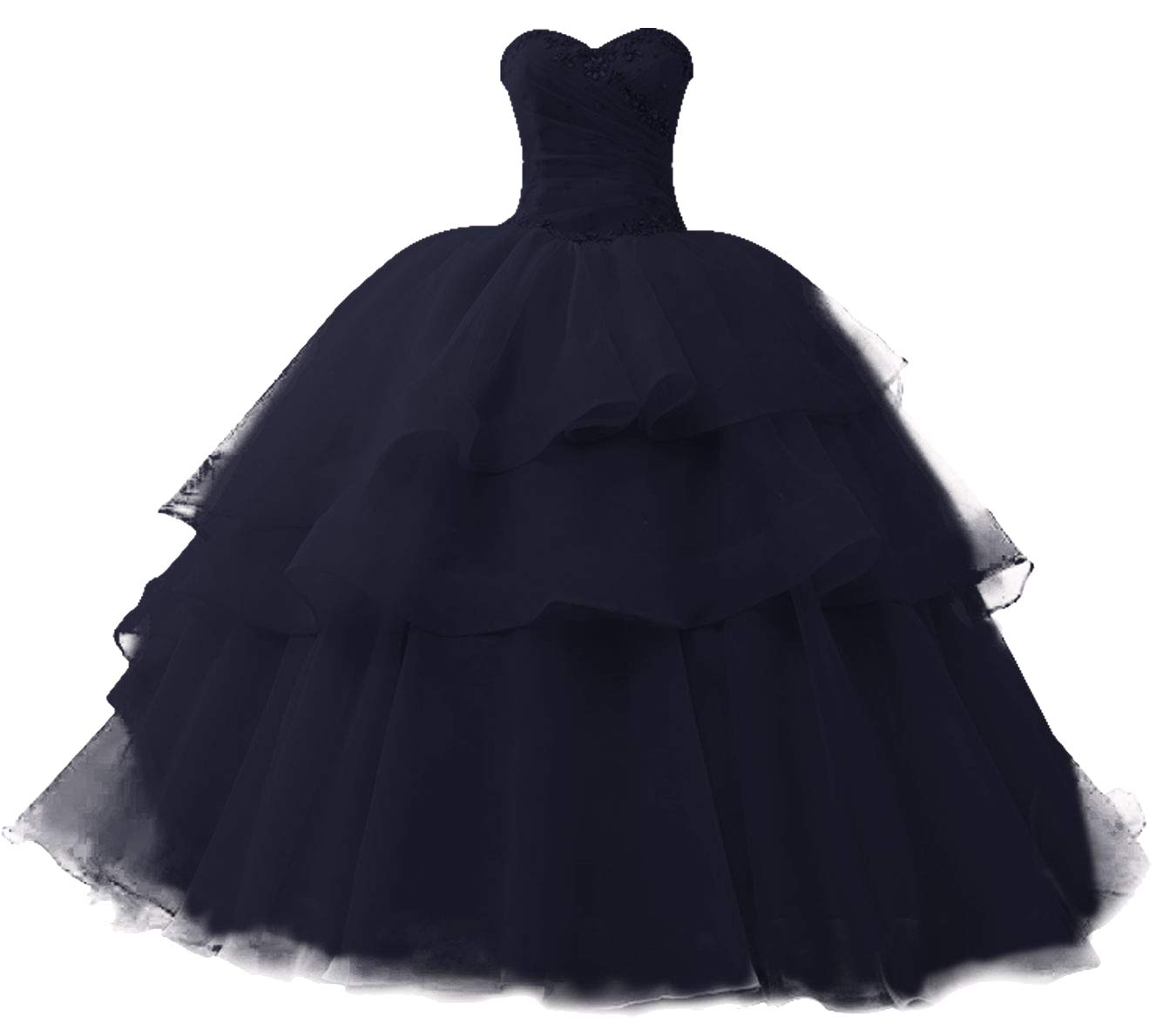 JAEDEN Elegant Strapless Prom Dress Ball Gown with Ruffles - Quinceanera, Evening Gown for Women - Perfect for Homecoming, Formal Dances & Special Occasions