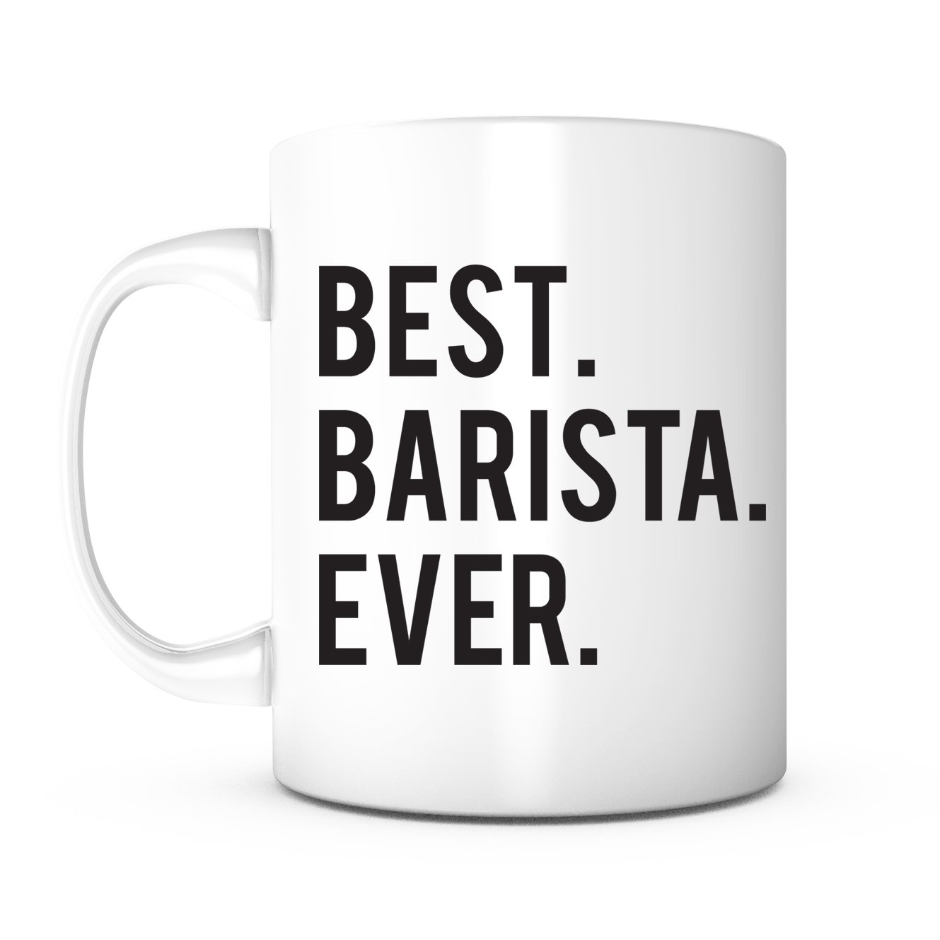 Best 11oz White Ceramic Coffee Mug - Perfect Gift for Coffee Lovers, Birthday Present, Barista Gift - Ideal for Home, Office & Cafe Use