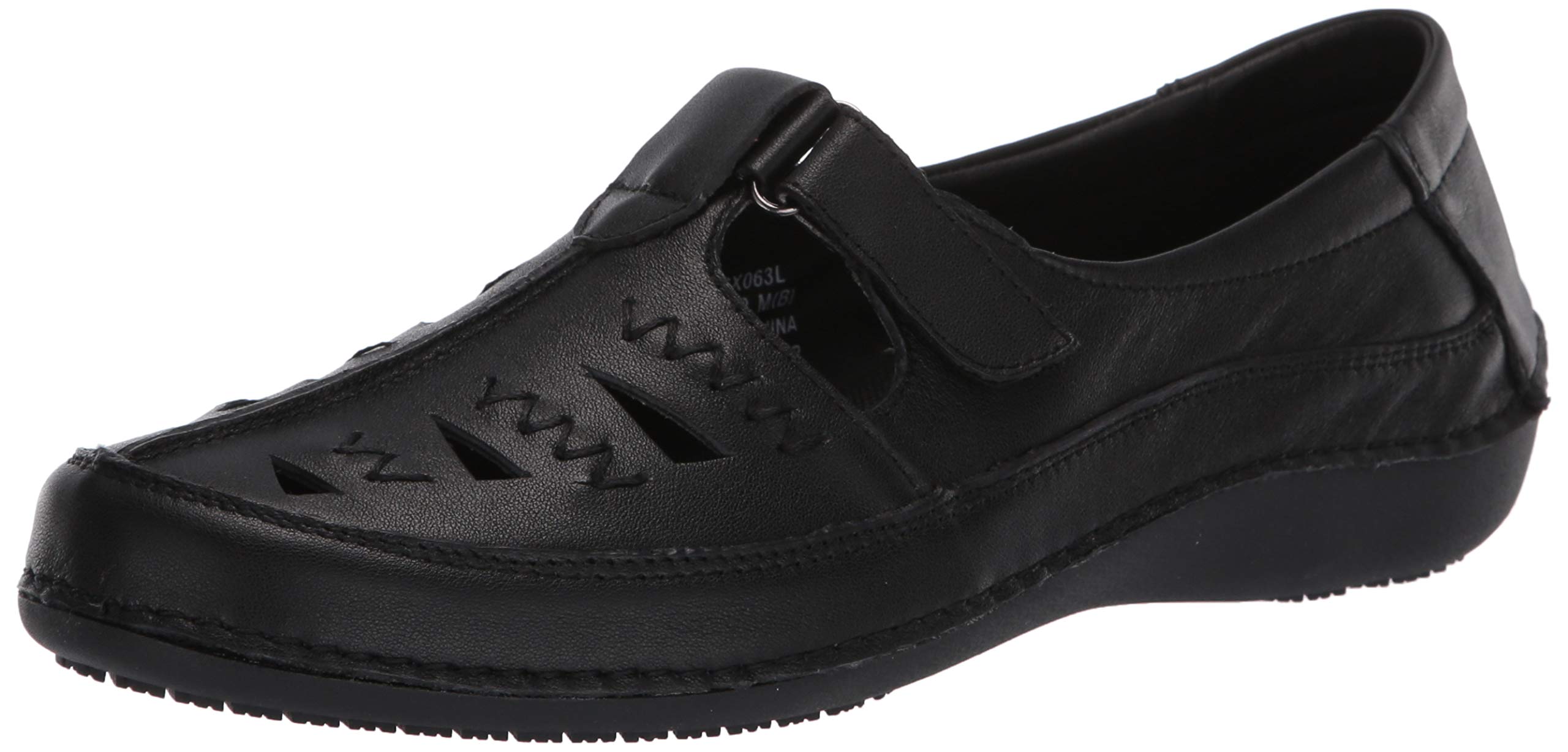 Propet Women's Clover Slip-On Casual Flats - Black | Comfortable Walking Shoes for Work, Travel & Everyday Wear