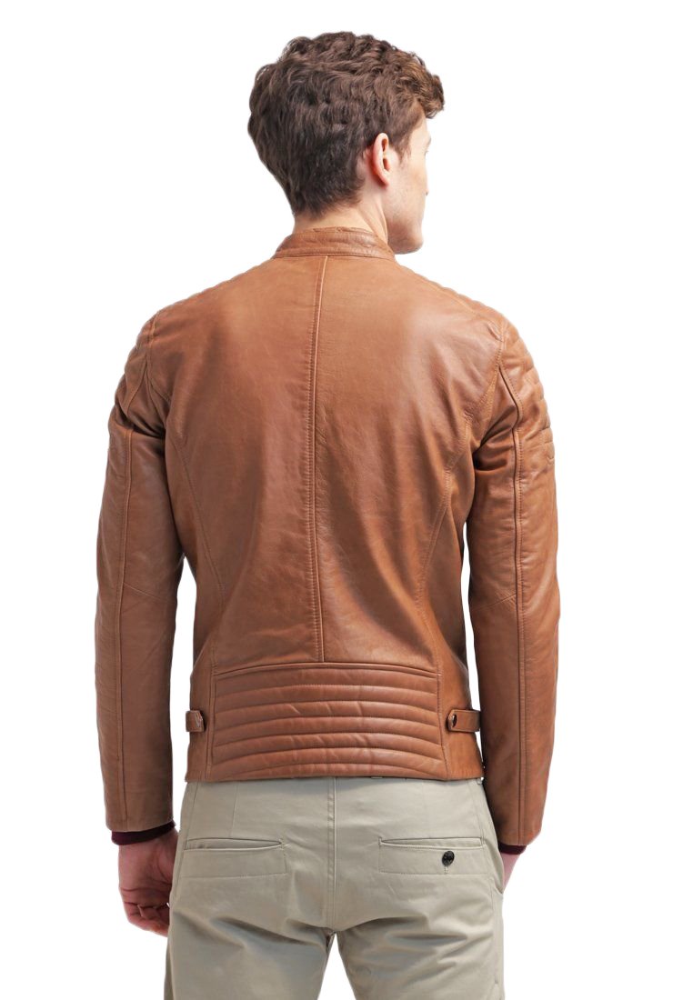 Genuine Lambskin Leather Jacket for Men - Slim Fit Biker Motorcycle Jacket Coat X1450 | Stylish & Durable for Riding, Casual Wear & Outdoor Adventures