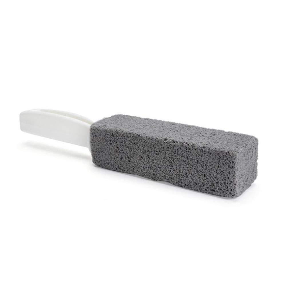 2-Pack Pumice Stone Toilet Brush with Long Handle - Quick Cleaning Bathroom Scrubber for Stains, Limescale & Hard Water Deposits - Ideal for Toilets, Sinks & Shower Tiles