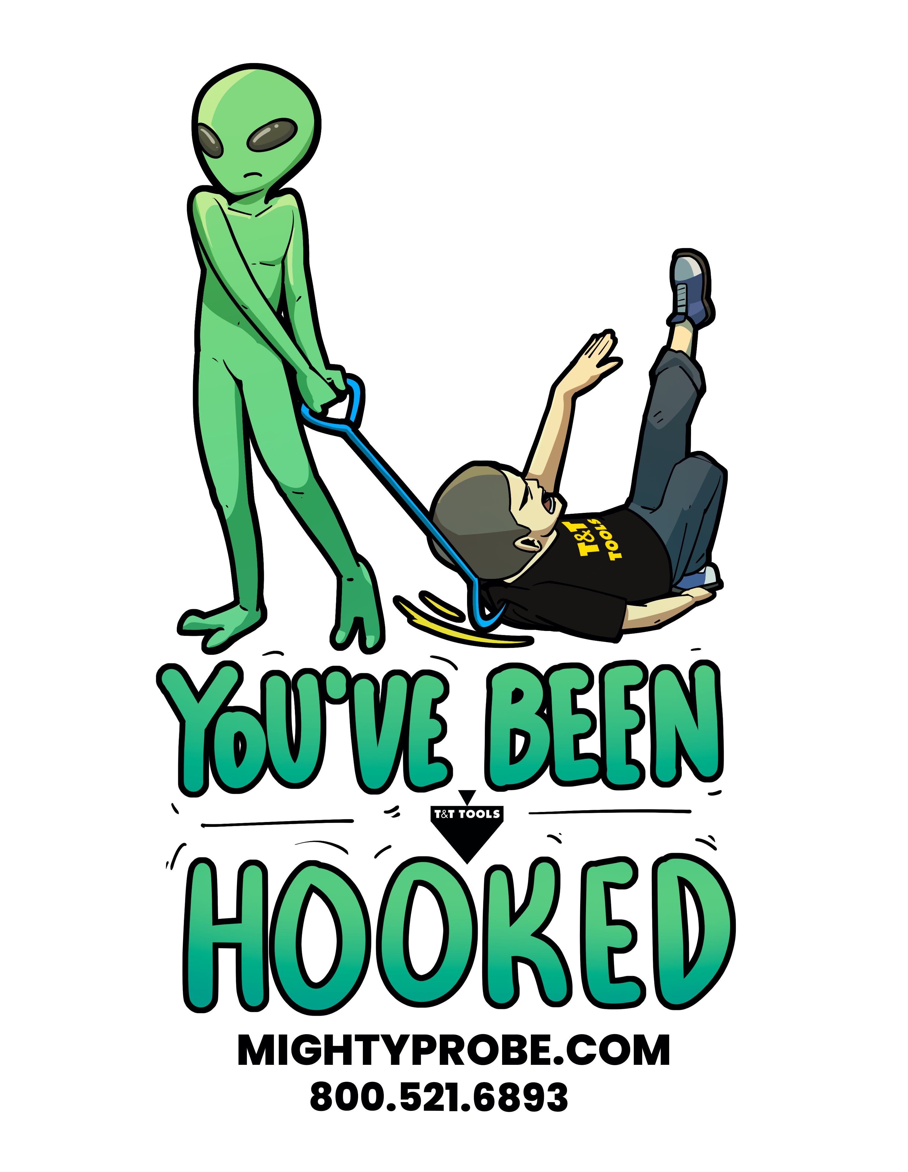 You've Been Hooked T-Shirt - Funny Fishing Graphic Tee for Men & Women - Perfect for Anglers, Fishing Trips, and Outdoor Adventures