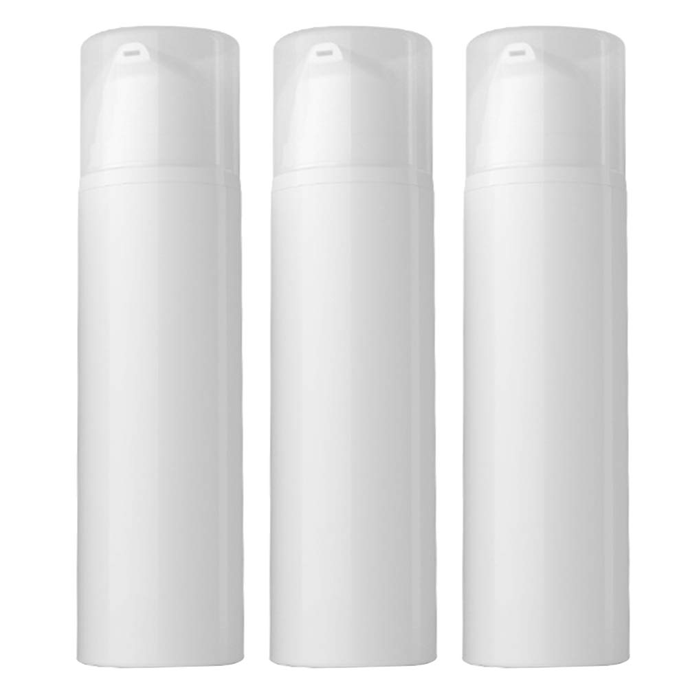 3-Pack Hemoton Refillable Foaming Pump Dispenser Bottles - Travel-Friendly Lotion & Liquid Foundation Containers for Skincare, Makeup, and Toiletries | Perfect for Home, Gym, and Travel Use