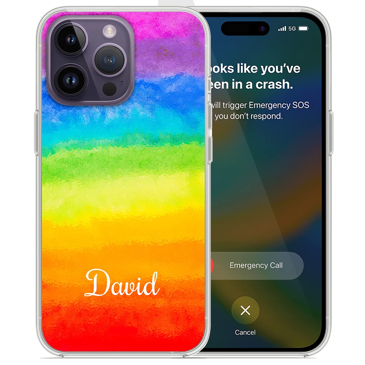 Rainbow Stripes LGBT Pride Phone Case - Personalized iPhone 16/15/14/13/12/11/XR/X/XS/8/7 Plus/Mini/Pro Max Cover - Gay Pride Month Accessories for LGBTQ+ Support & Awareness - Perfect for Parades, Events & Daily Use