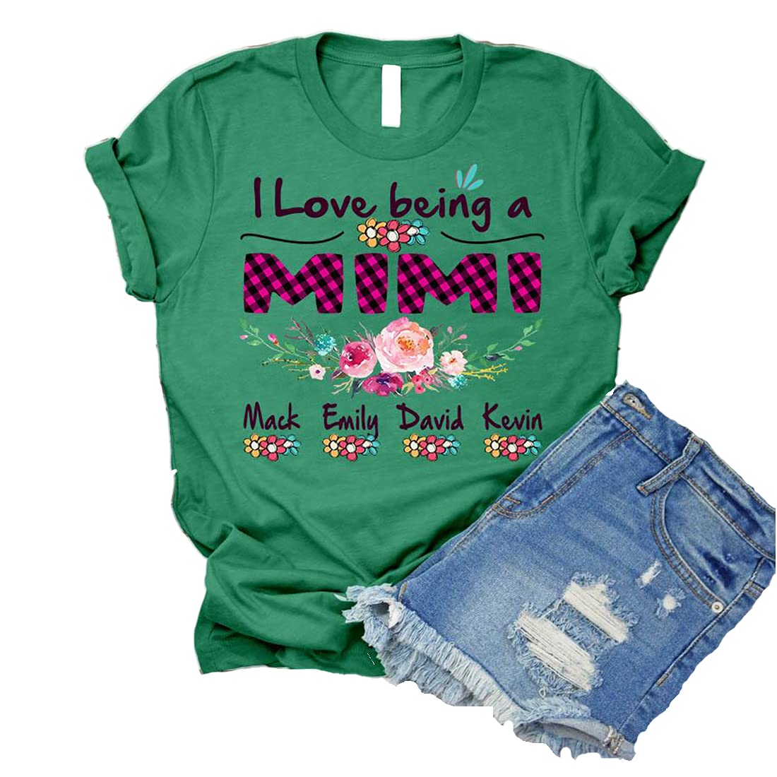 Premium American Cotton Knit T-Shirts - Floral Print Short Sleeve Tees for Men & Women | Casual Wear, Summer Outfits, Street Fashion Collection 2023