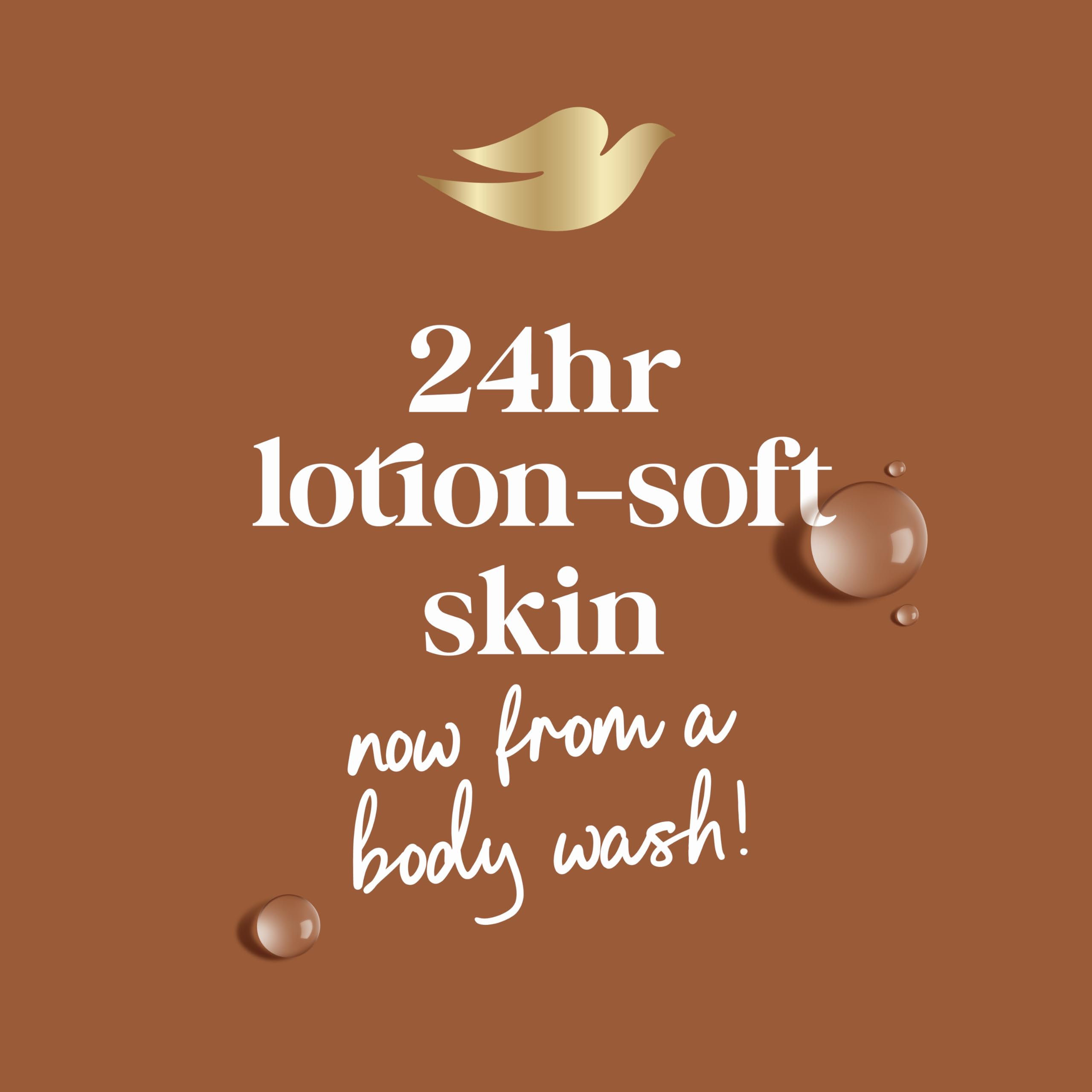 Dove Body Wash with Coconut & Cocoa Butter - 24 Hour Moisturizing Skin Cleanser for Soft Skin | Sulfate-Free, Paraben-Free | 20 oz | Perfect for Dry Skin & Daily Shower Hydration