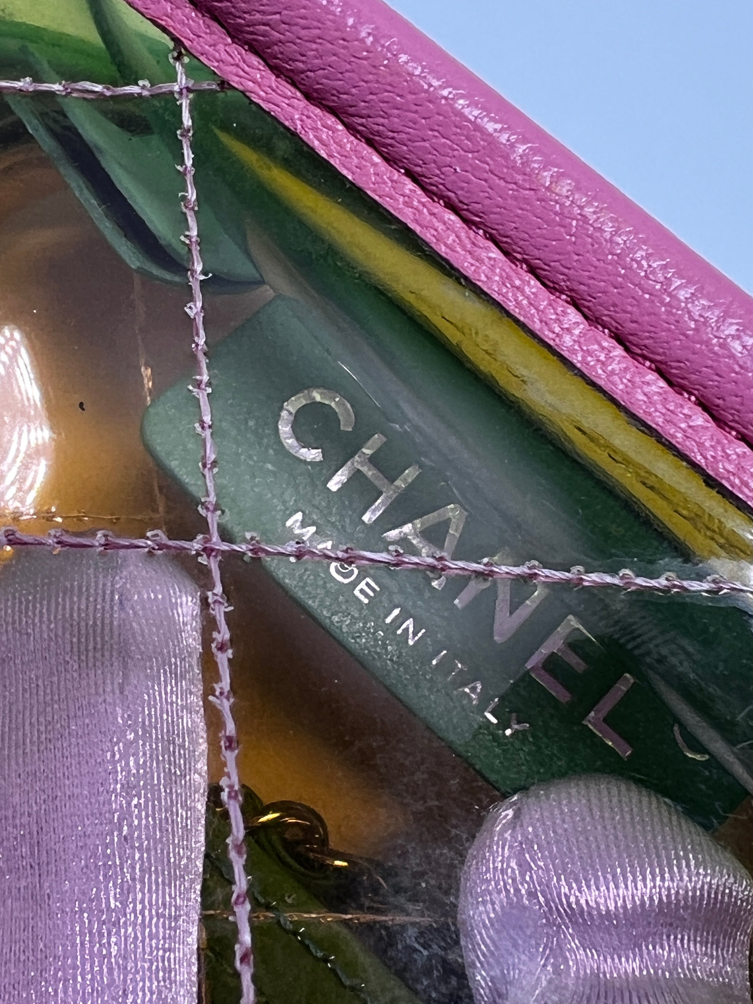Chanel Coco Splash Mini Rectangular Flap Bag in Pink & Yellow - Luxury Crossbody Purse for Women, Perfect for Parties, Dates & Everyday Use