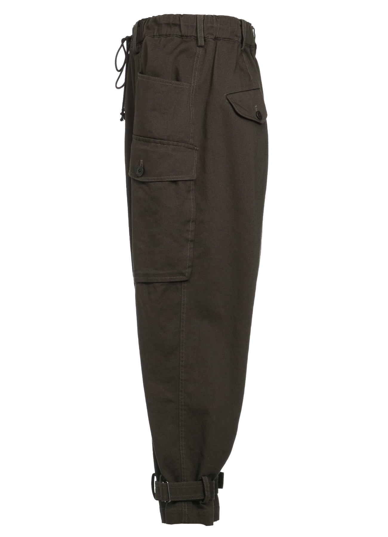 Men's Cotton Drill Cargo Pants with Adjustable Belted Hems - Durable Workwear & Outdoor Adventure Pants for Hiking, Camping & Casual Wear