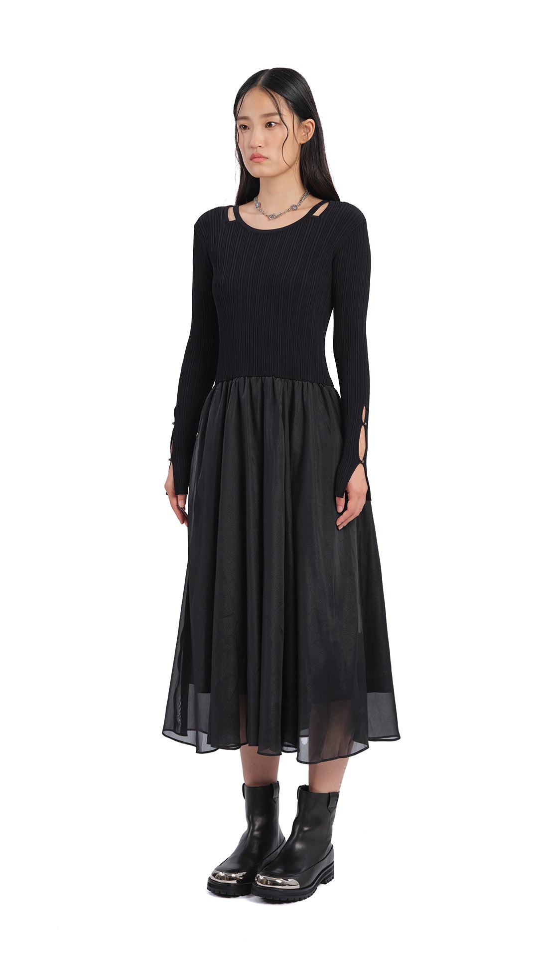 Stylish Cut Out 2-in-1 Knit Dress for Women - Trendy Summer Outfit for Beach, Party & Casual Wear