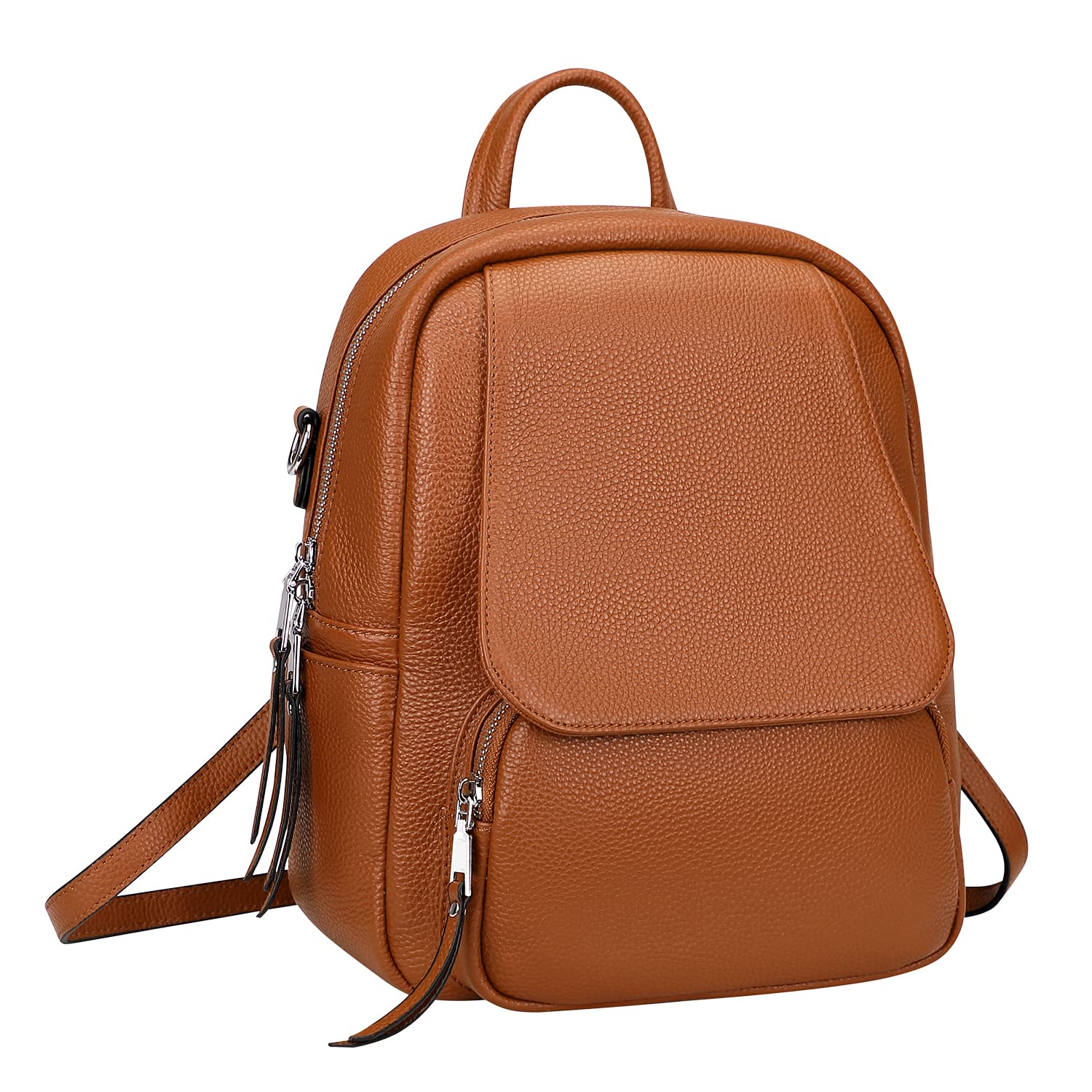 ALTOSY Mini Genuine Leather Backpack for Women - Convertible 4-in-1 Backpack Purse, Shoulder Bag & Crossbody Handbag - Perfect for Travel, Work & Daily Use