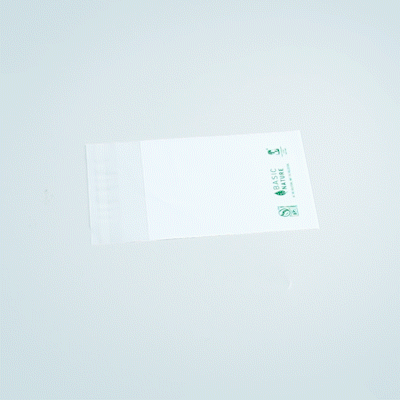 Eco-Friendly Translucent PLA/PBAT Self-Sealing Compostable Bags - 4.75