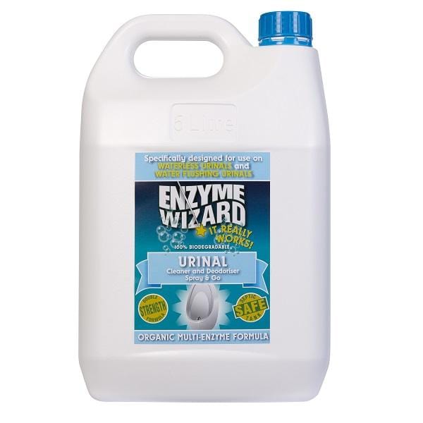 Enzyme Wizard Urinal Cleaner & Deodorizer - Powerful Spray & Go Formula for Stain Removal & Odor Elimination | Perfect for Home, Office & Public Restrooms