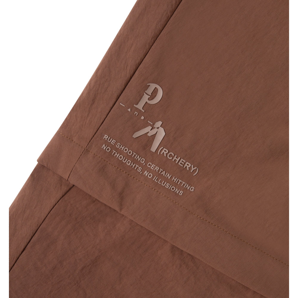 ARCHIVAL REINVENT ARC x PAA Windbreaker Vest - Brown Water-Resistant Lightweight Jacket for Outdoor Hiking, Cycling & Urban Streetwear