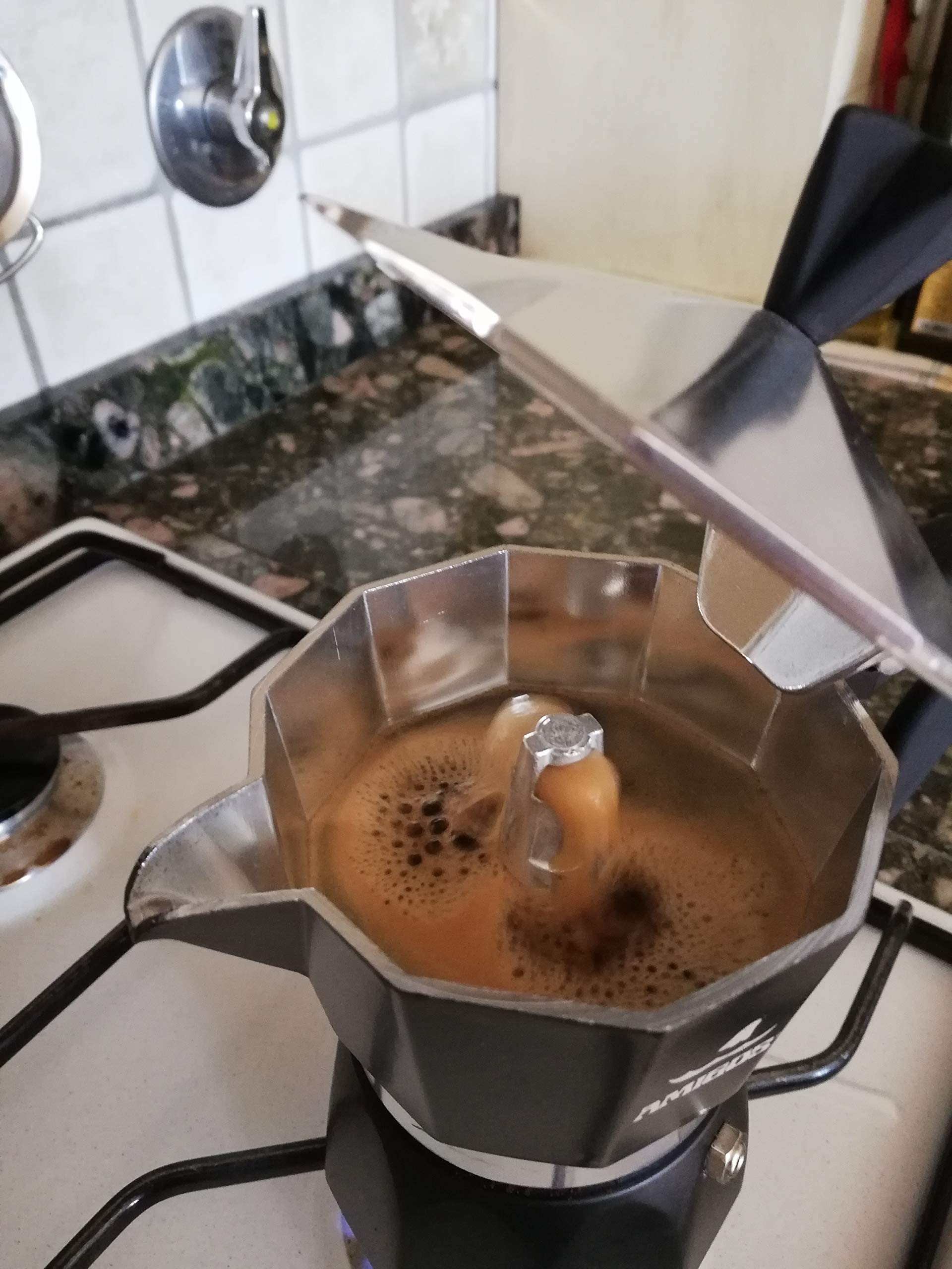 AMIGOS Caffe - 3-Cup Coffee Maker for Home & Office | Compact Drip Coffee Machine for Espresso & Americano | Perfect for Small Kitchens, Dorms & Camping
