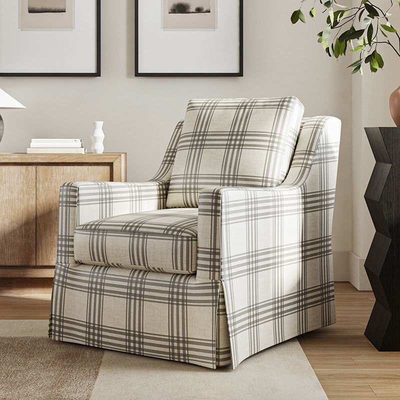 Stanley Swivel Chair Slipcover - Stretchable Furniture Protector for Office & Living Room - Easy Washable Chair Cover for Home Decor & Pet Protection