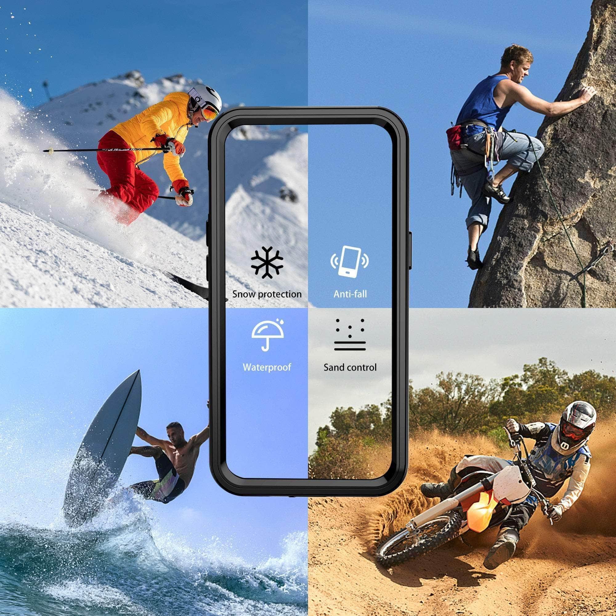 2M IP68 Waterproof Case for Samsung Galaxy S23 Ultra - Shockproof Diving Cover for Underwater Photography, Swimming, Snorkeling & Beach Activities