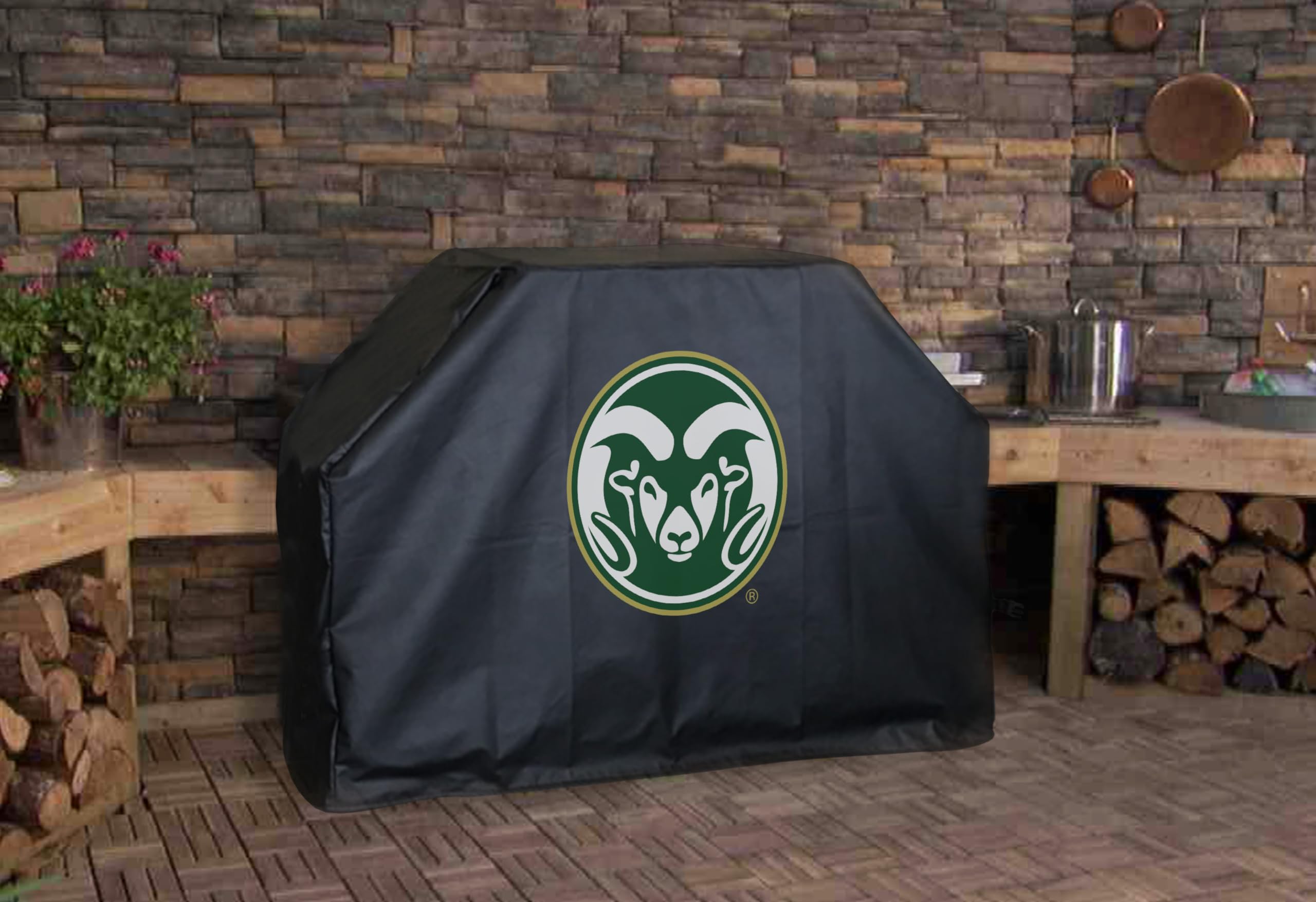 Colorado State University Grill Cover 72 Inch - Heavy Duty Waterproof BBQ Grill Cover for Outdoor Gas & Charcoal Grills - Perfect for Tailgating, Backyard BBQs & Camping