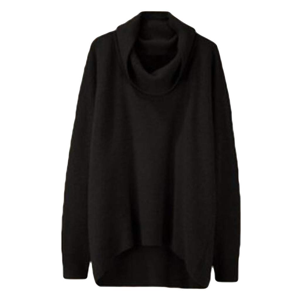Eduavar Women's Chunky Knit Turtleneck Sweater - Oversized Batwing Long Sleeve Pullover for Winter | Cozy Casual Wear, Office Outfits & Holiday Fashion