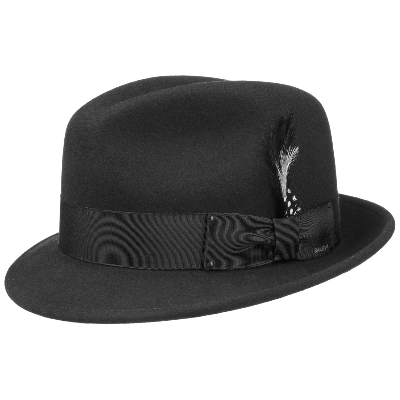 Bailey 1922 LiteFelt Trilby Hat for Men & Women - Classic Vintage Style Fedora with Brim - Perfect for Casual Wear, Outdoor Events & Fashion Accessories